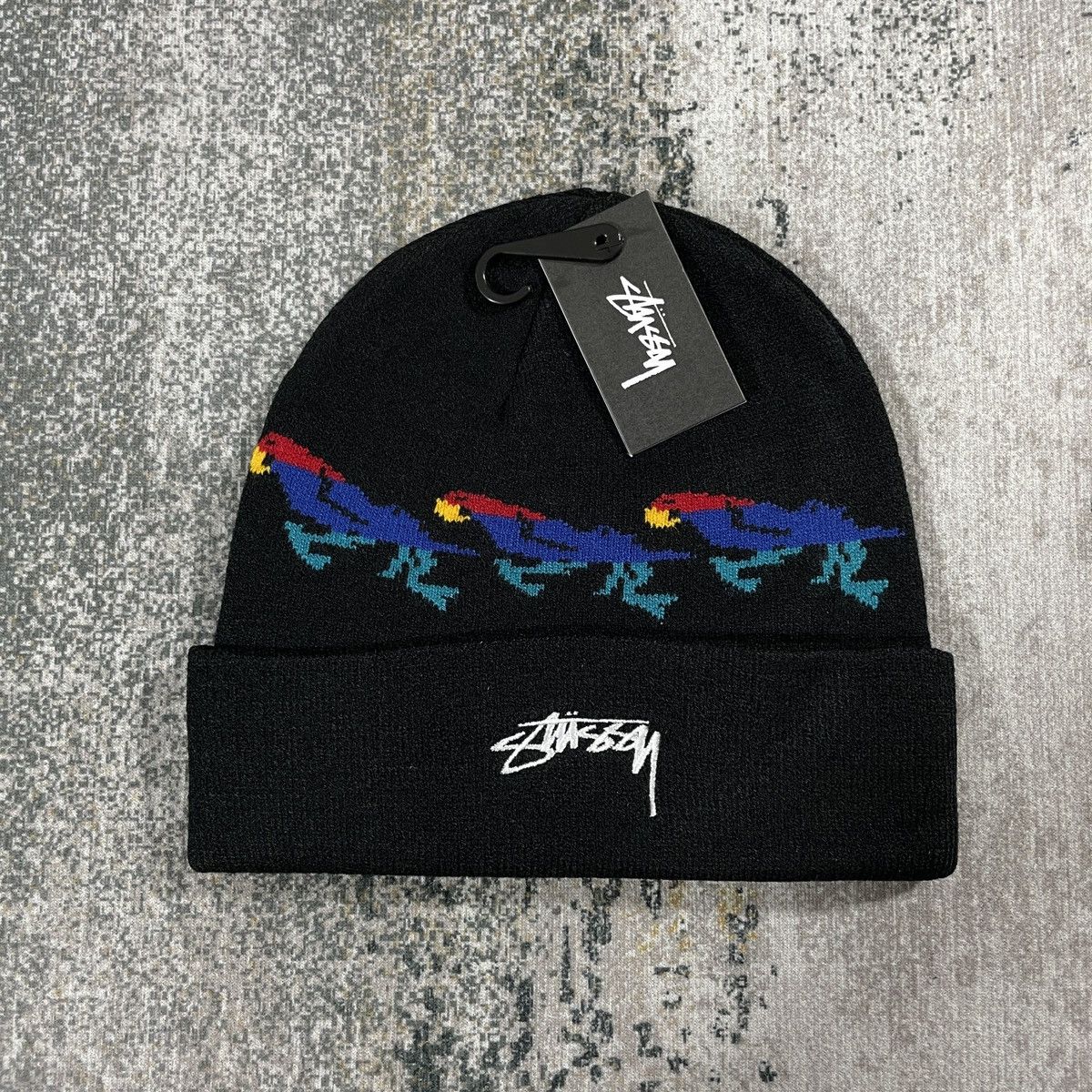 Stussy Vintage Stussy Parrot Logo Beanie Size ONE SIZE - 1 Thumbnail