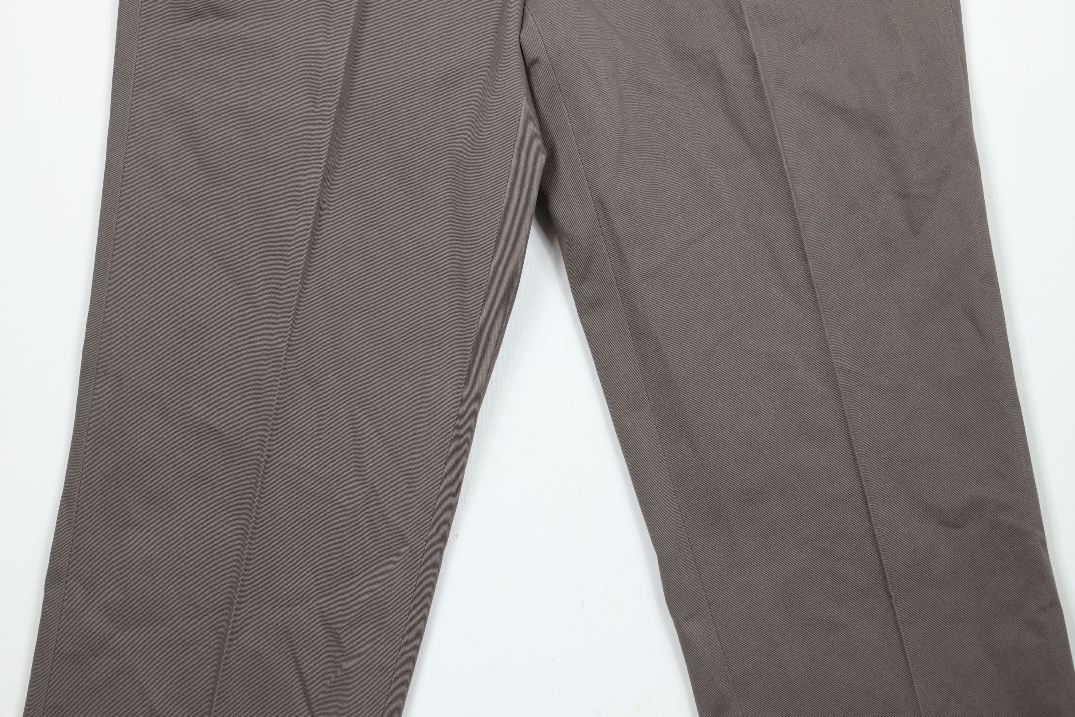 Brooks Brothers × Vintage Deadstock Vintage Brooks Brothers Advantage Chino Pants Gray Size US 37 - 3 Thumbnail