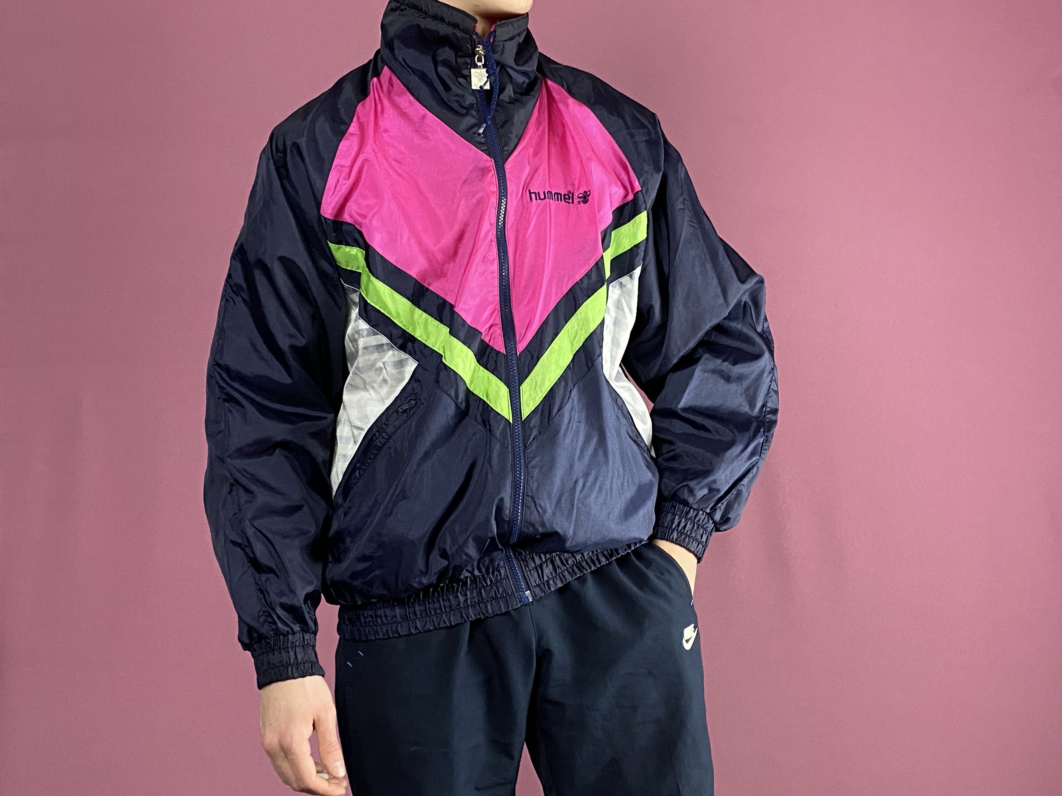 Hummel × Vintage 90s Hummel Vintage Men's Windbreaker Jacket - M Size US M / EU 48-50 / 2 - 4 Thumbnail