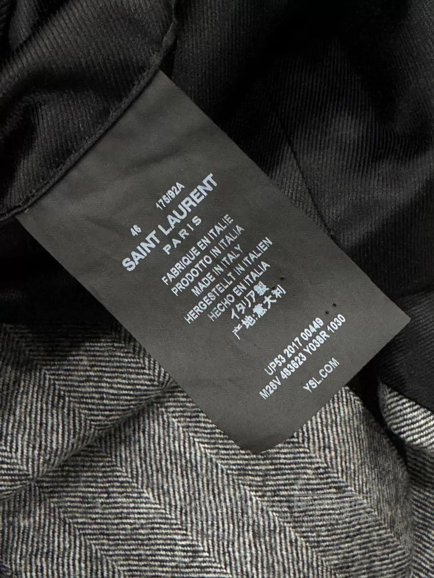 Saint Laurent Paris Saint Laurent Wool Blazer Size 46 Second Hand. Size US M / EU 48-50 / 2 - 8 Thumbnail