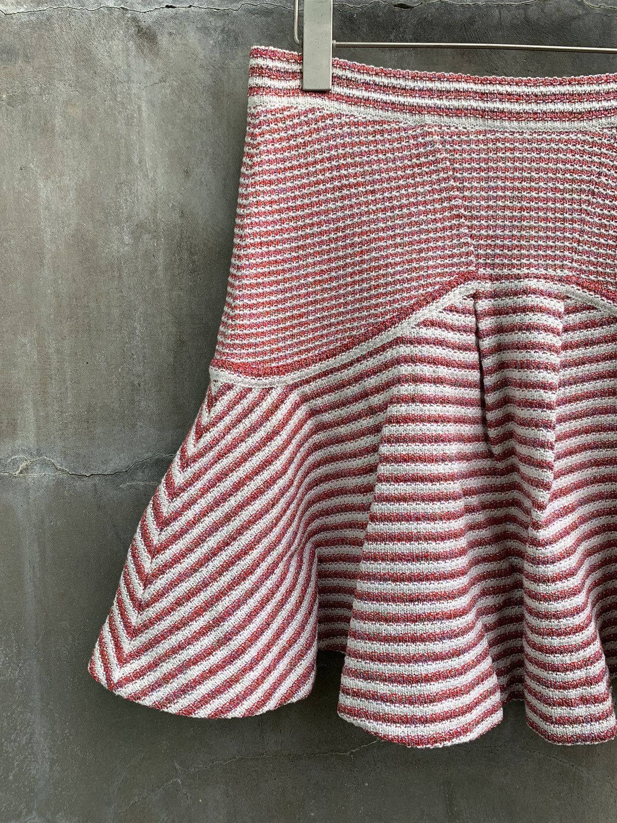 Chanel SS15 CC Logo Pearl Button Flared Skirt Size 26" / US 2 / IT 38 - 2 Thumbnail