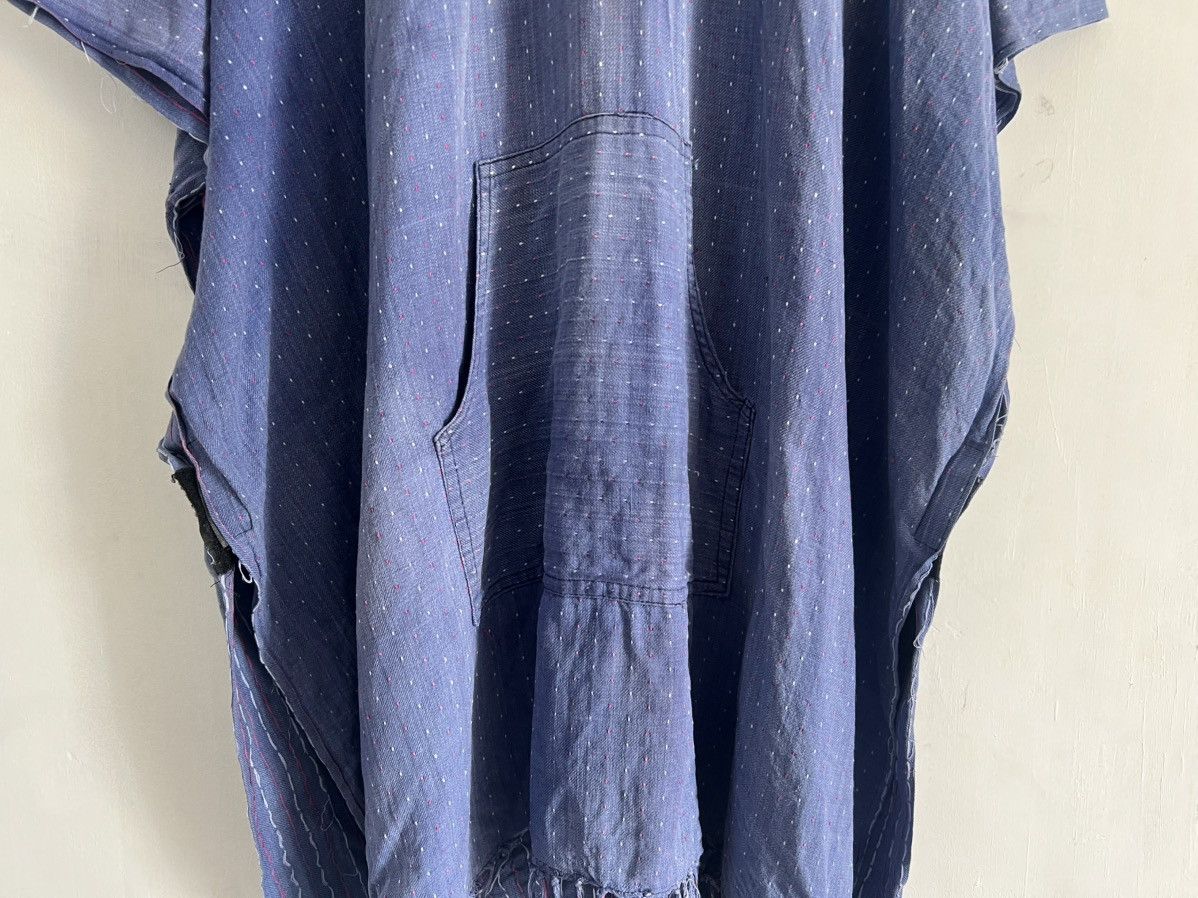 Japanese Brand Denim Boro Sashiko Indigo Vintage Japan Hoodie Size US XXL / EU 58 / 5 - 6 Thumbnail