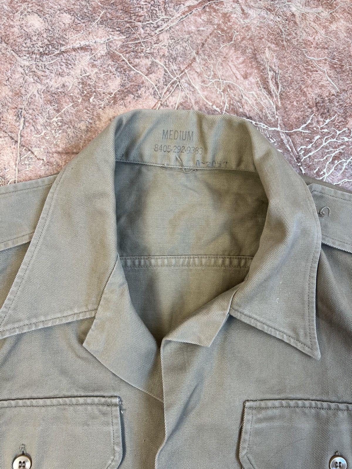 Other Vintage US Army Quarter Shirt Khaki military Size US M / EU 48-50 / 2 - 3 Thumbnail