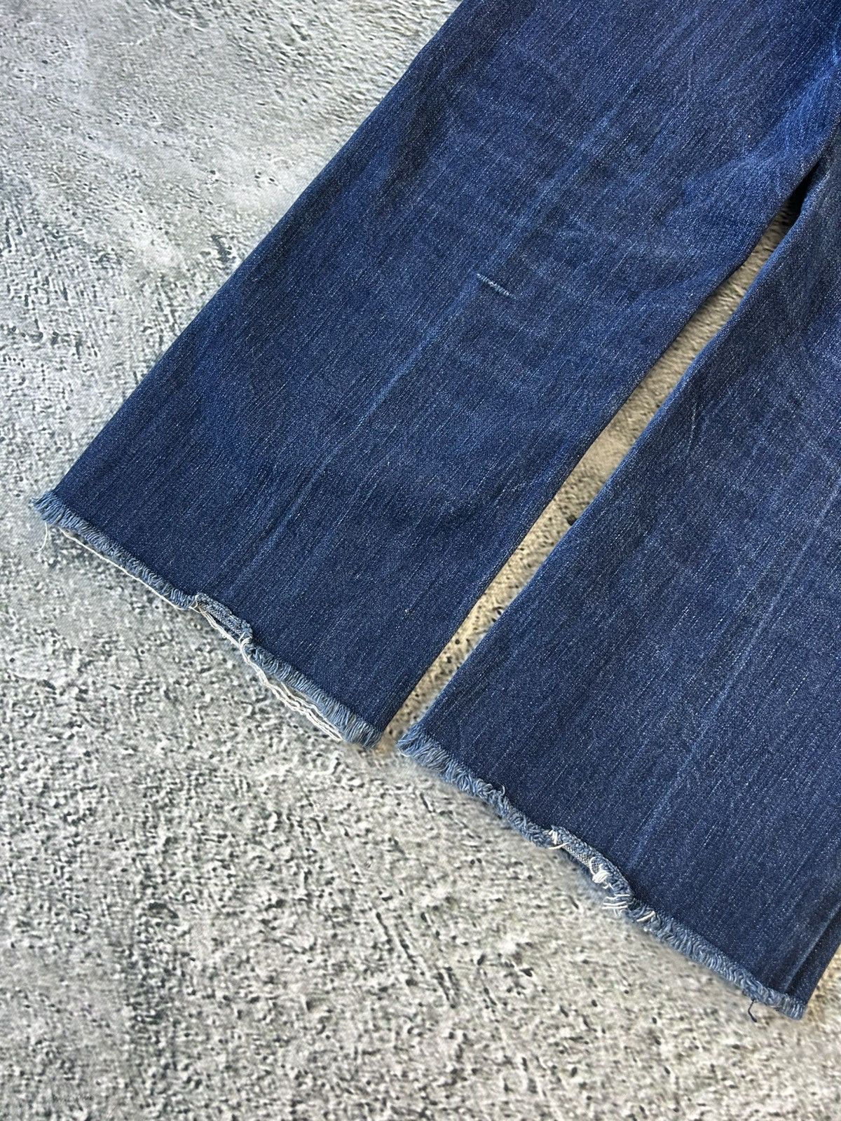 True Religion × Vintage True Religion jeans big logo painted blue Y2K Size US 31 - 4 Thumbnail