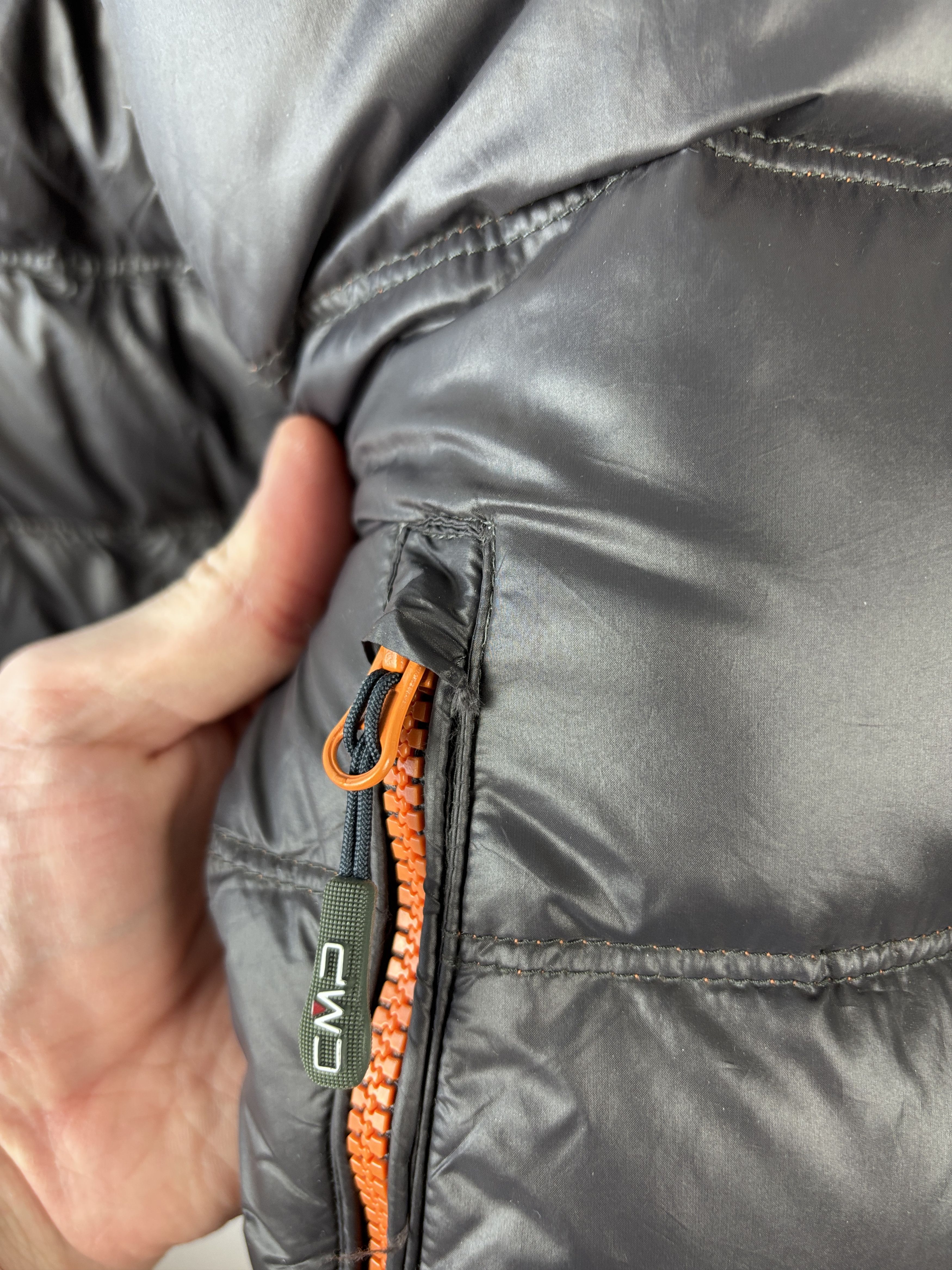 Other Mens CMP Down Puffer Jacket Hiking Outdoor Gray Size 48 Size US M / EU 48-50 / 2 - 4 Thumbnail