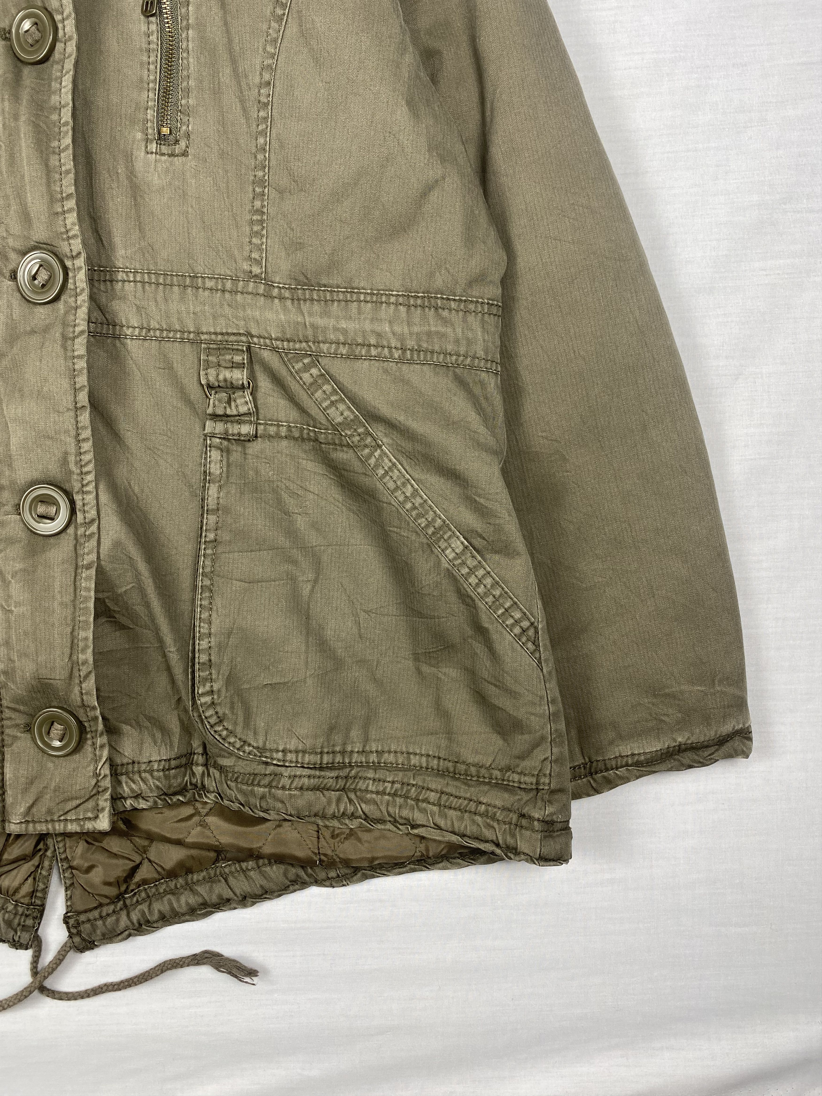 Japanese Brand Vintage Jinnee Sherpa Hoodie Zip Up Parka Jacket Size US XL / EU 56 / 4 - 7 Thumbnail