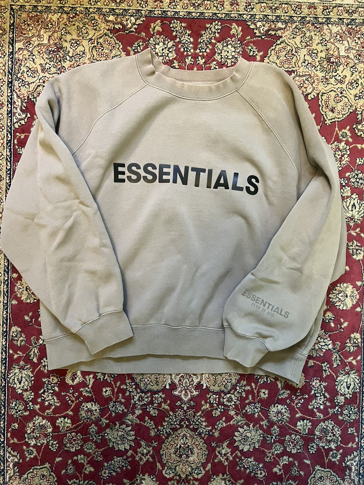 image of Essentials Sweatshirt And Sweatpants Kit in Grey, Men's (Size Medium)
