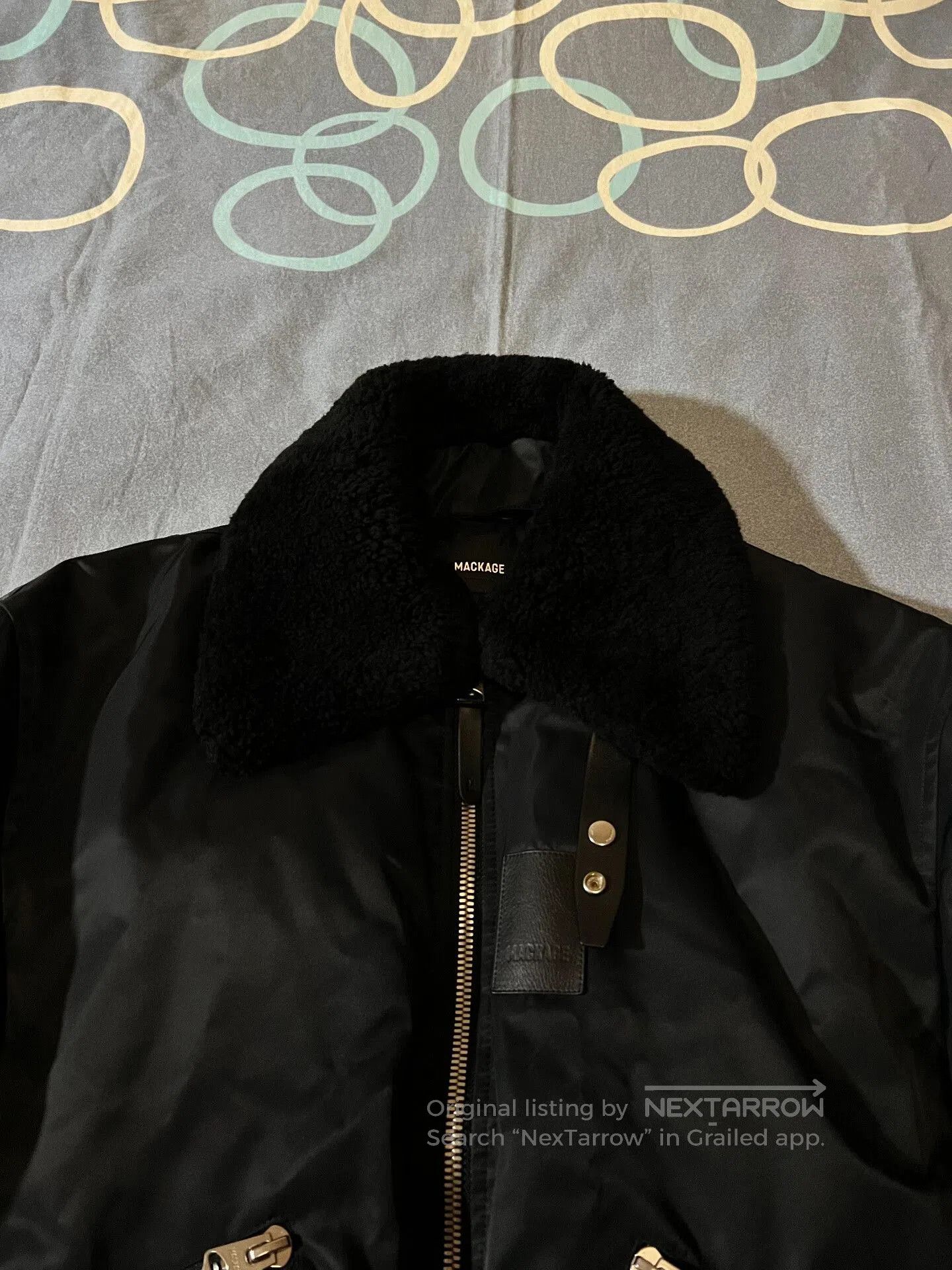 Mackage mackage francis bomber jacket with shearling collar. Size US M / EU 48-50 / 2 - 2 Thumbnail