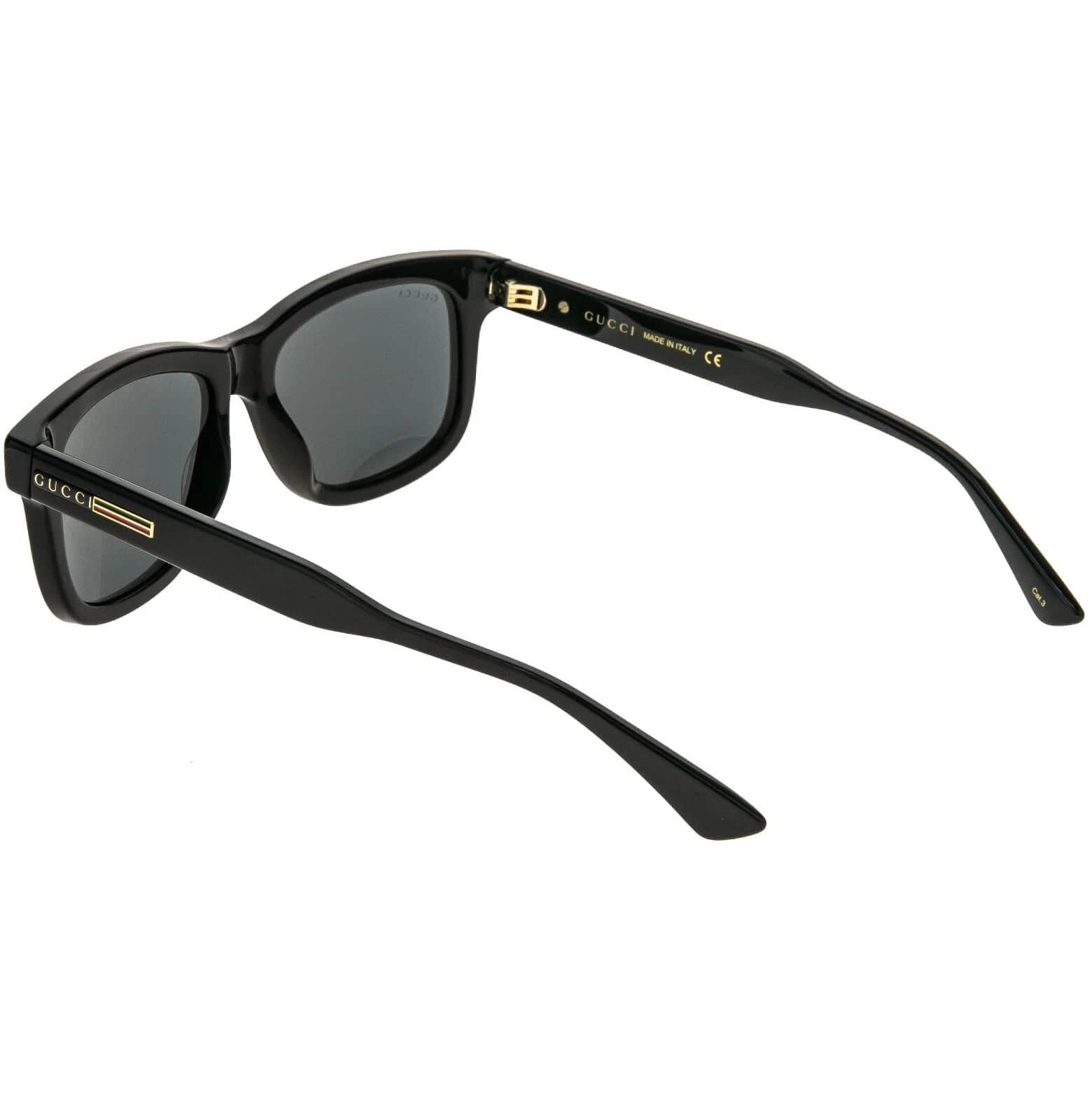 Gucci GUCCI Gg0824s 0824 Black 001 Sport Fashion Sunglasses Size ONE SIZE - 7 Thumbnail