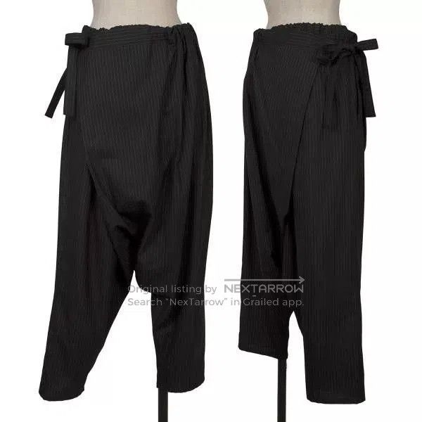 Junya Watanabe black vintage striped design pants. Size US 26 / EU 42 - 1 Thumbnail