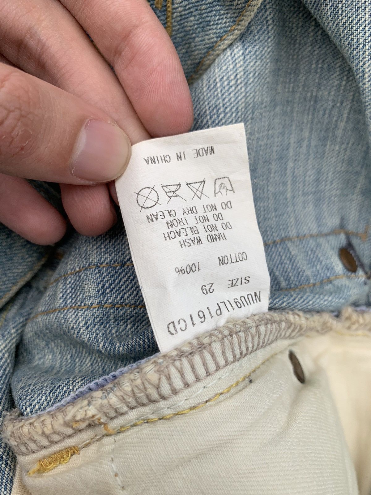 Kapital Nano Universe Mudwash Faded&Rusty Japanese Distressed Denim Size US 31 - 16 Thumbnail