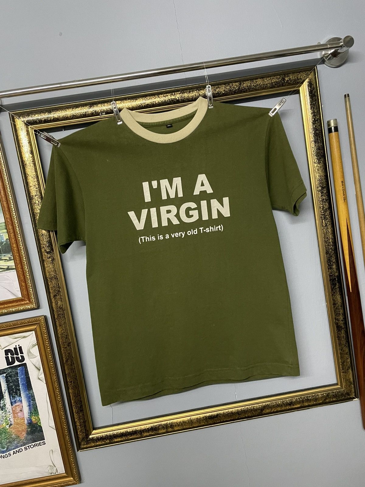 Japanese Brand Vintage Japan Designer Restricted ‘ i’m a virgin ‘ Tshirt Size US S / EU 44-46 / 1 - 2 Thumbnail