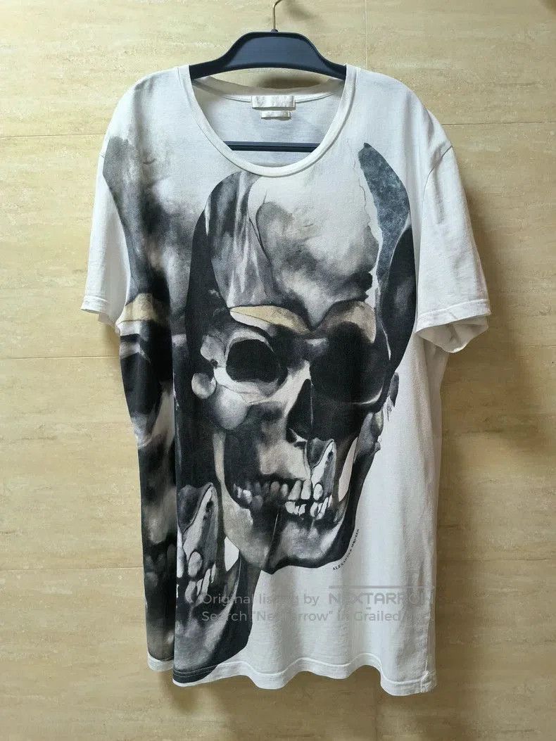 Alexander McQueen Alexander McQueen Skull Print Short Sleeve T. Size US XL / EU 56 / 4 - 1 Thumbnail