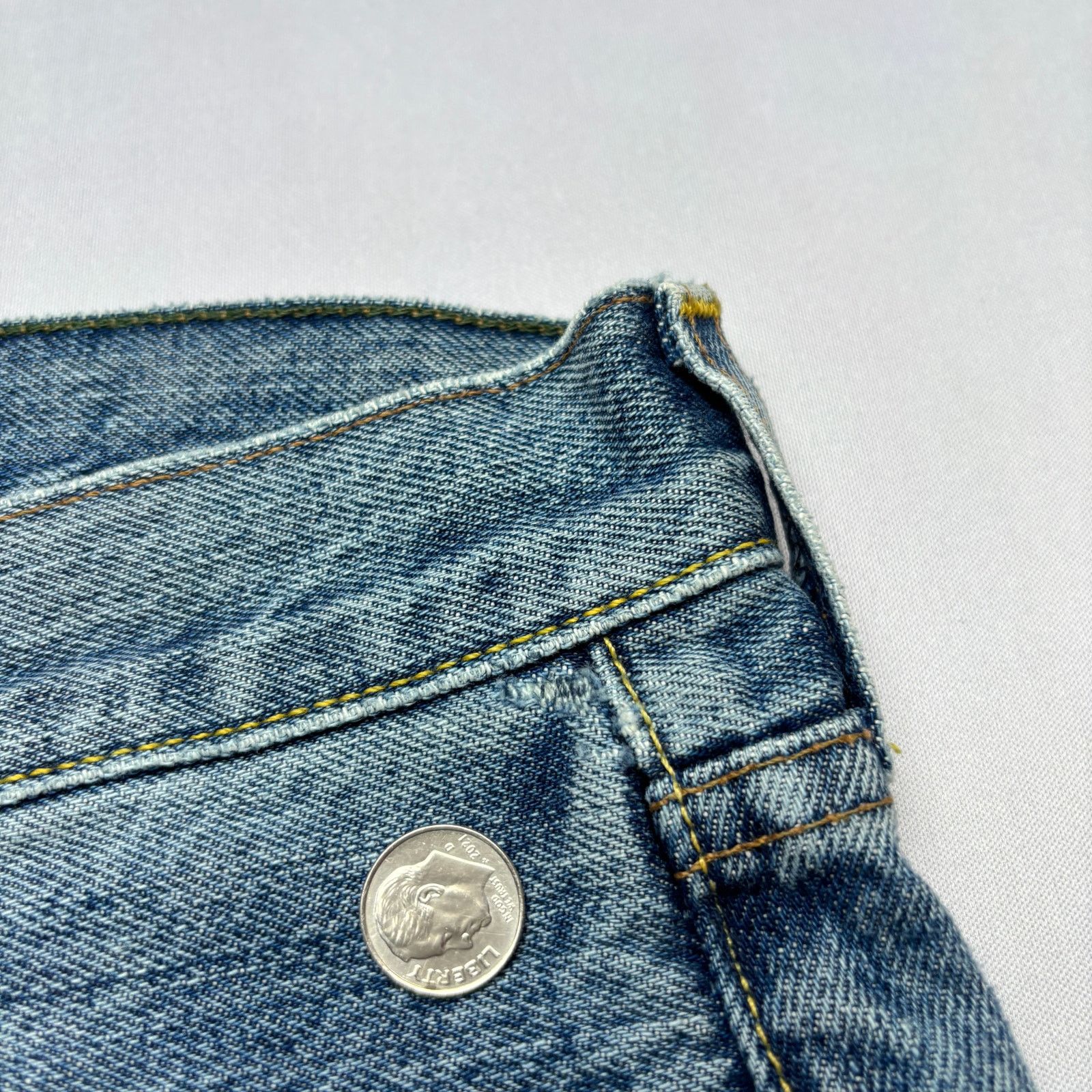 Sid Mashburn $175 Sid Mashburn Slim Straight Jeans 33x30 Made in USA Size US 33 - 10 Thumbnail