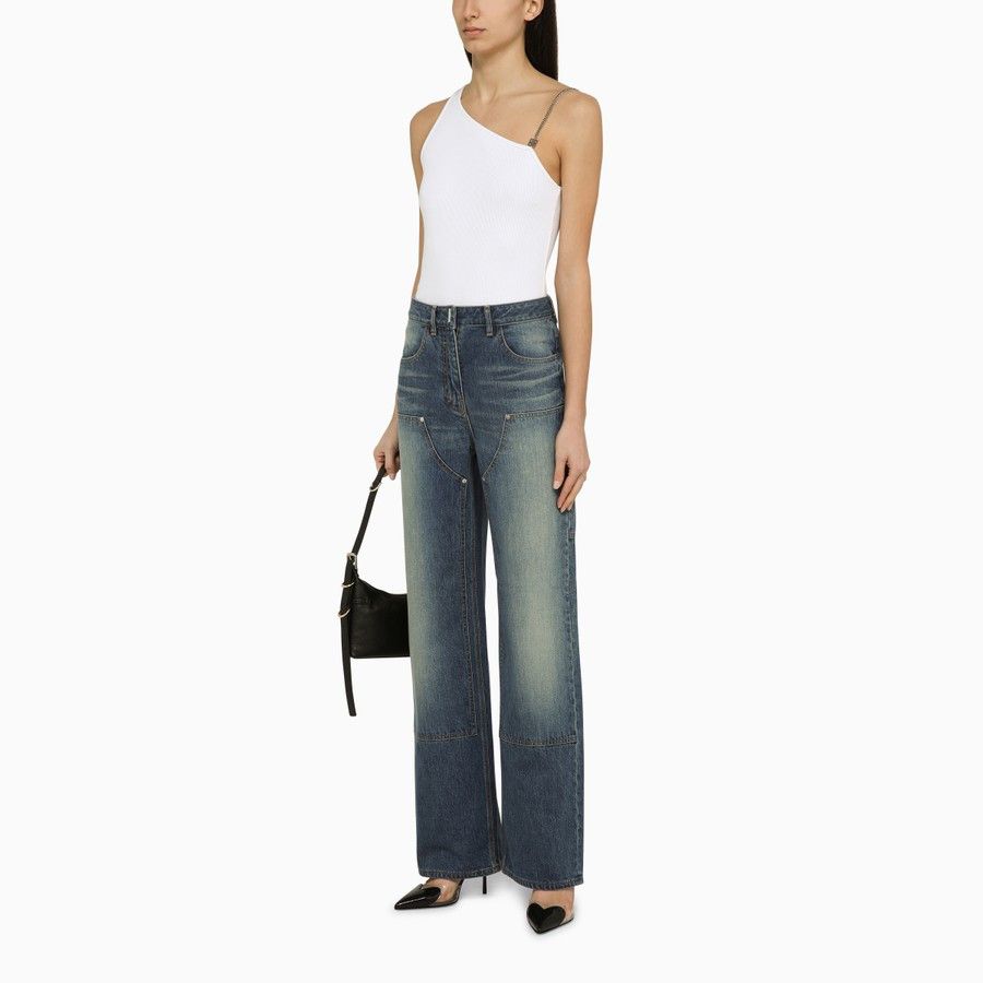 Givenchy o1d2blof0824 Jeans in Deep Blue Size 27" / US 4 / IT 40 - 2 Thumbnail