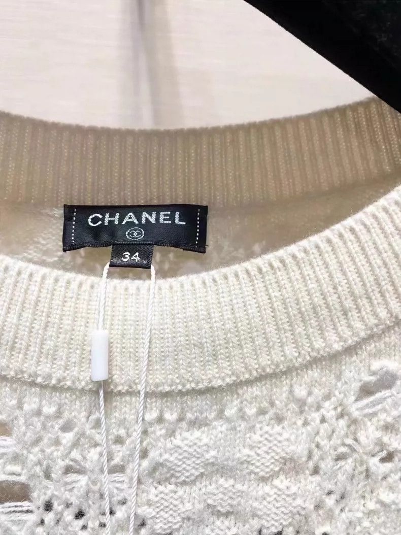 Chanel Chanel Sweater Long-sleeved Nextarrow-2505 Size XXS / US 00 / IT 34 - 4 Thumbnail