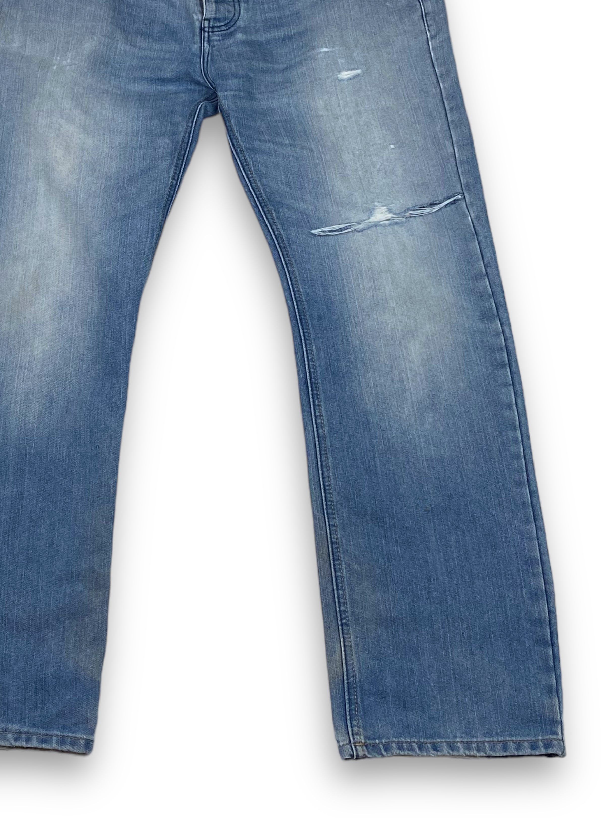 Jean Vintage LEE COOPER Distressed Light Washed Blue Jeans M686 Size US 35 - 2 Thumbnail