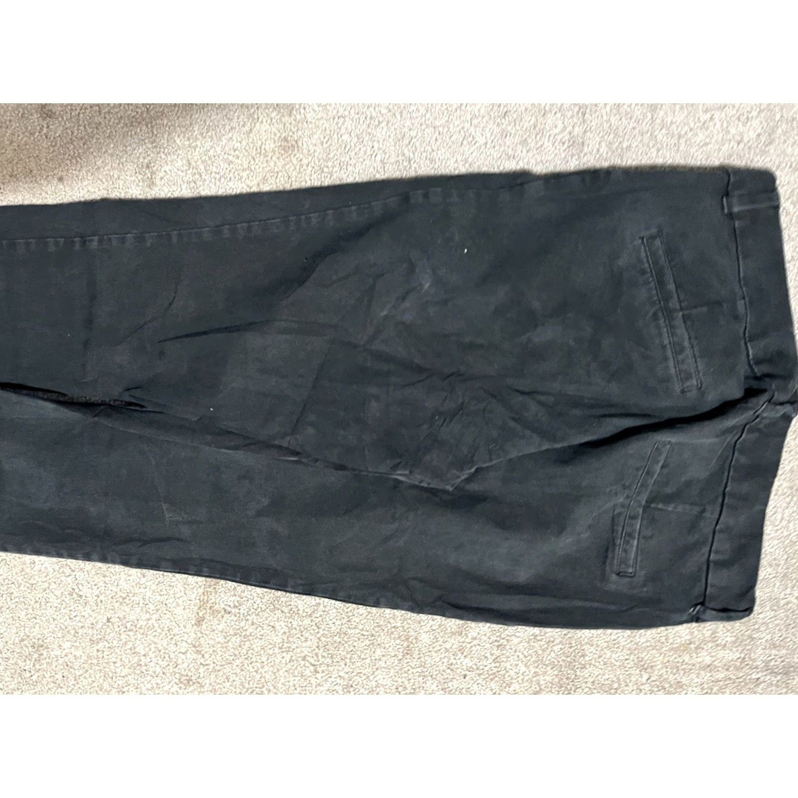 Old Navy Old Navy Black Pixie Skinny High-Rise Ankle Pants Women 8 Tall Solid Slim Crochet? No. Size 30" / US 8 / IT 44 - 4 Thumbnail