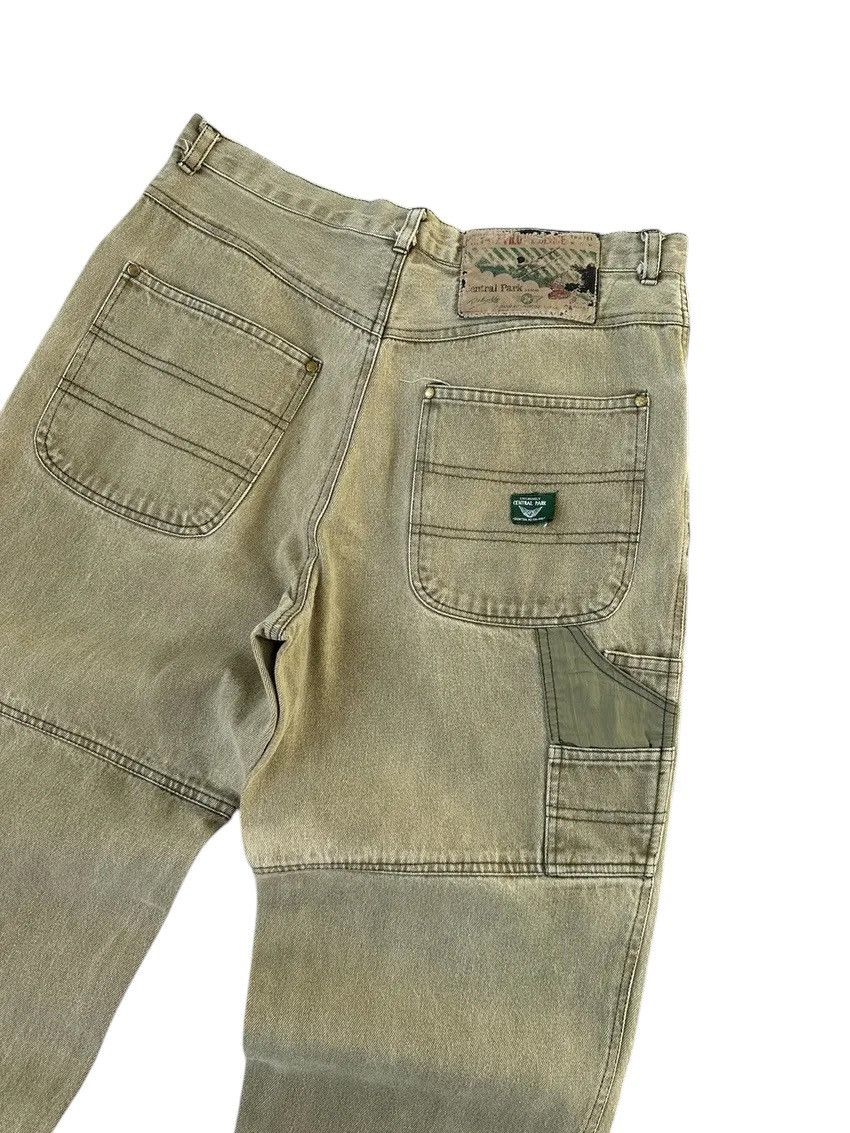 Japanese Brand × Vintage Vintage Central Park Cargo Carpenter Baggy Jeans Size US 33 - 9 Thumbnail