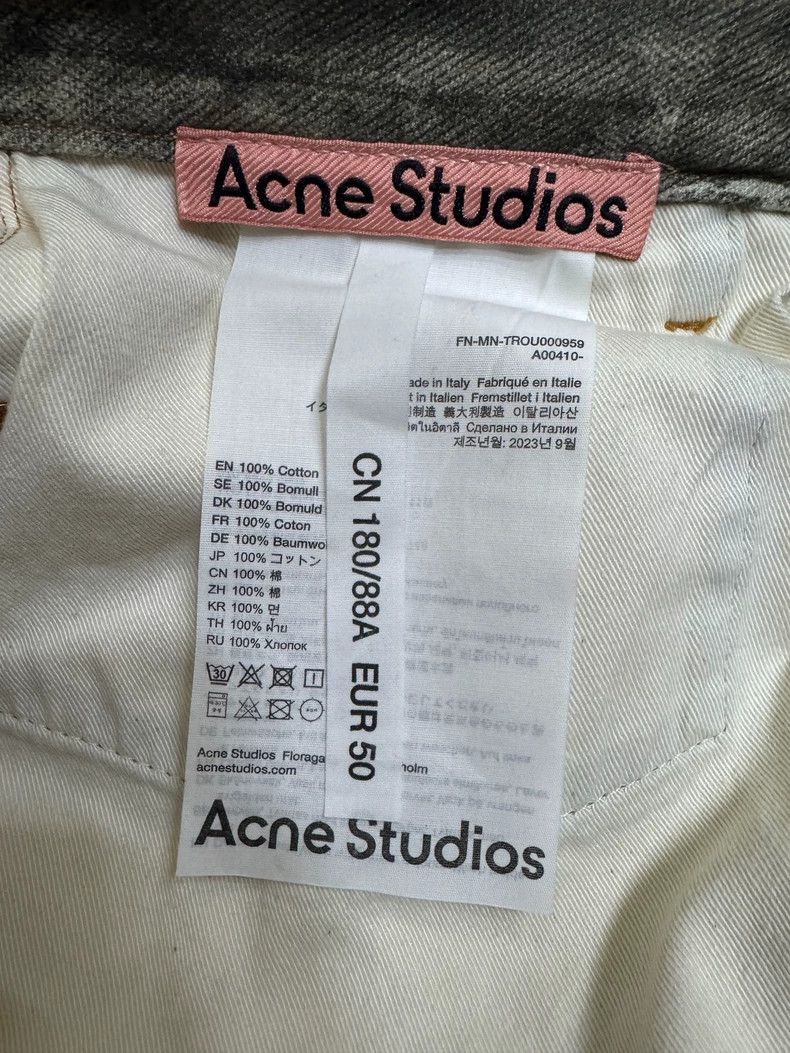 Acne Studios Acne Studios Print ink-splashed distressed jeans Size US 34 / EU 50 - 5 Thumbnail