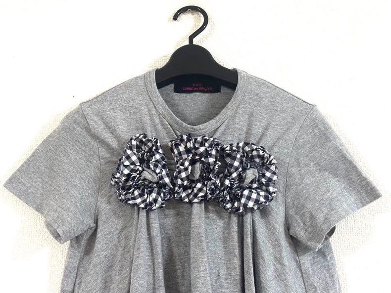 Comme des Garcons Comme Des Garcons Plaid Tufted Short Sleeve Top Size S / US 4 / IT 40 - 2 Thumbnail