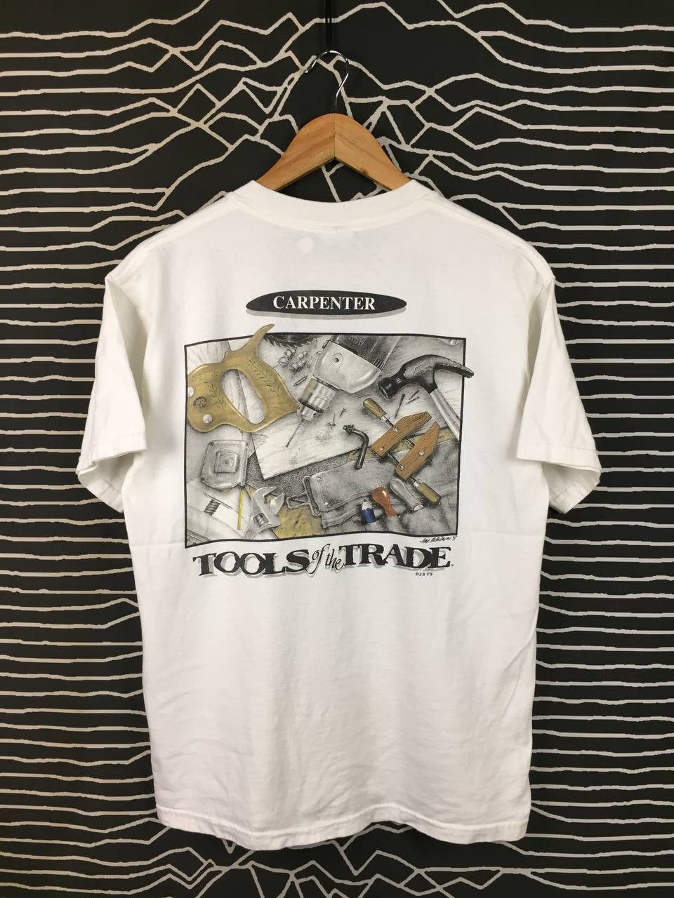 Vintage Vtg 90s 00s Tools of the Trade Carpenter Edition Tee Size US M / EU 48-50 / 2 - 1 Thumbnail