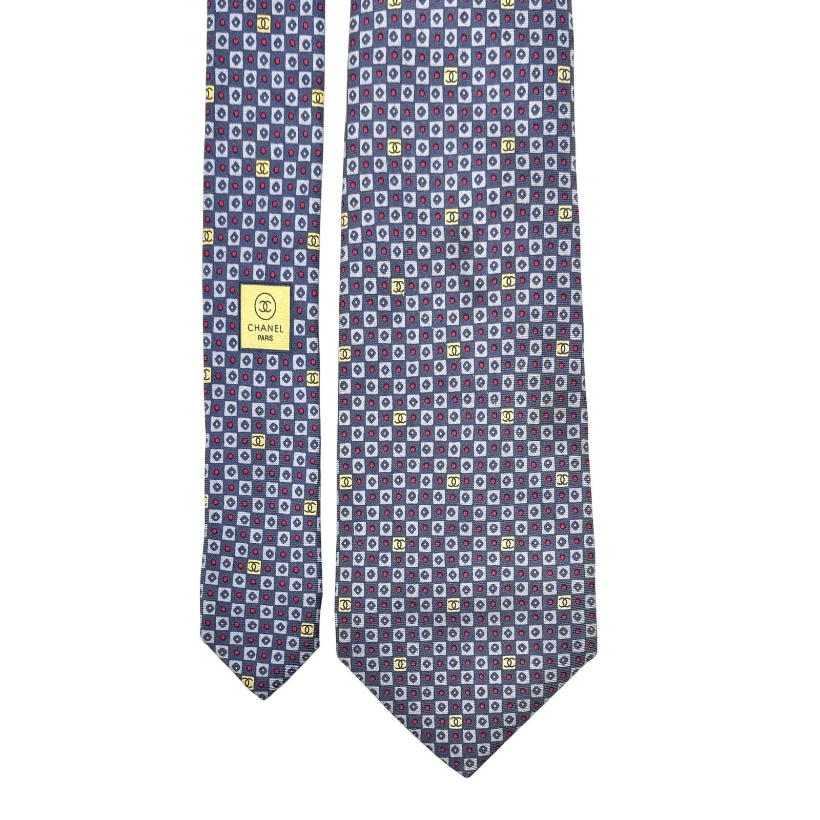 Chanel Chanel ‘CC’ Pattern Tie Size ONE SIZE - 1 Thumbnail
