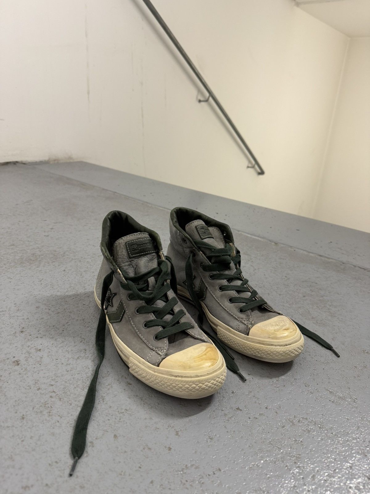 Converse × John Varvatos John Varvatos x Converse Aged High Top Sneakers Size US 7 / EU 40 - 1 Thumbnail