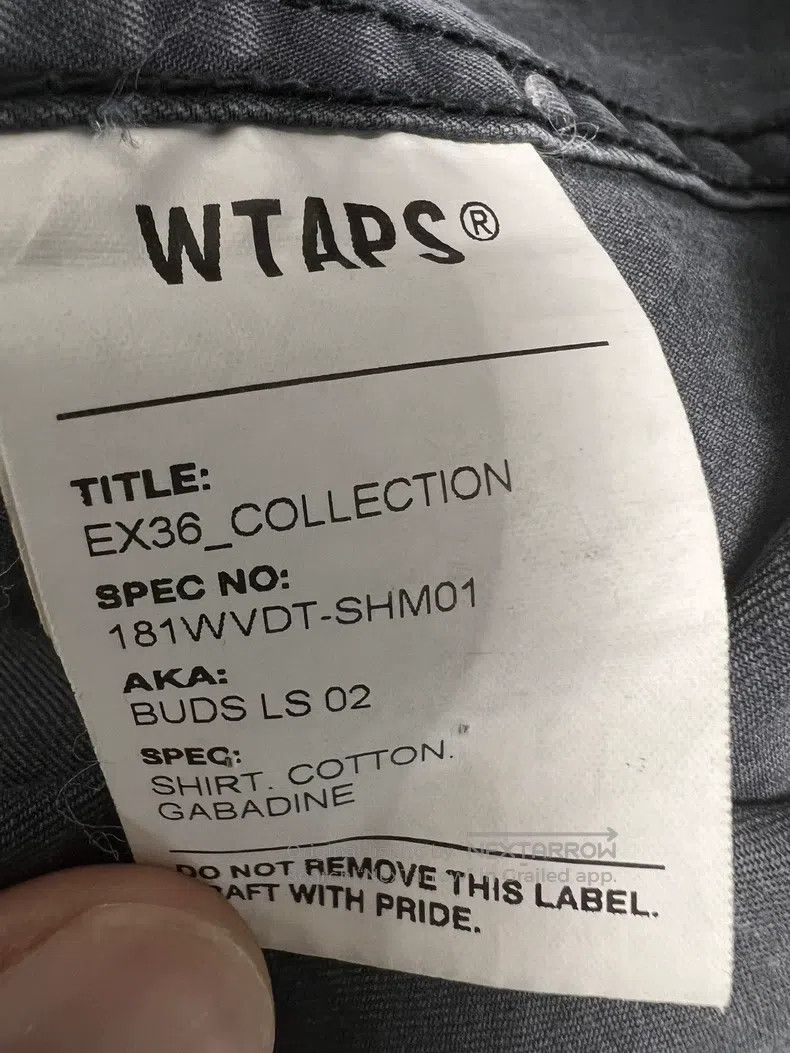 Wtaps Wtaps Washable grey two-piece jacket shirt Size US M / EU 48-50 / 2 - 5 Thumbnail