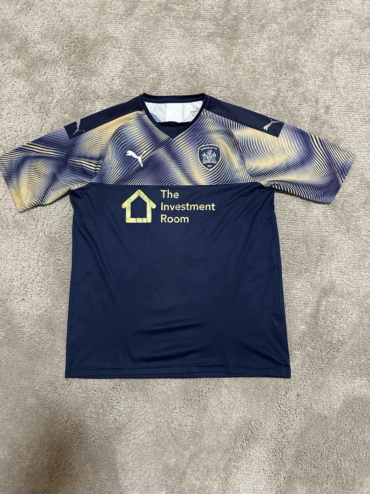 Puma BARNSLEY ENGLAND 2019/2020 AWAY FOOTBALL SHIRT JERSEY PUMA Size US XL / EU 56 / 4 - 1 Thumbnail