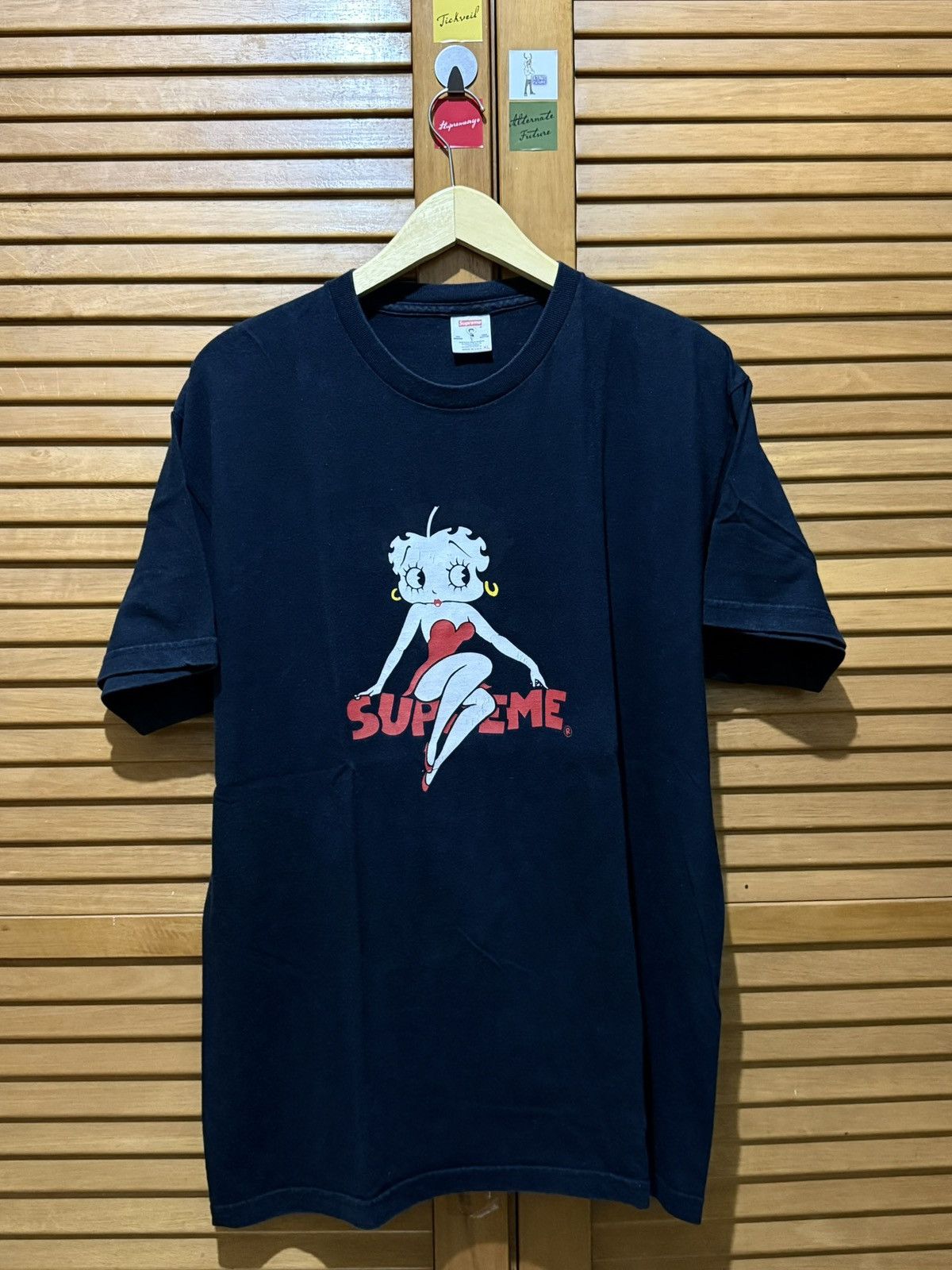 Supreme Supreme x Betty Boop Tee Black SS16 Size US XL / EU 56 / 4 - 1 Thumbnail