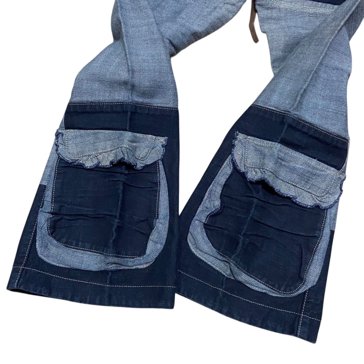 Marithe + Francois Girbaud Marithe Francois Girbaud Big Pocket Flared Pants Size US 27 - 14 Thumbnail