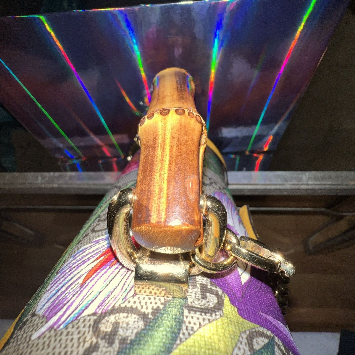 Gucci GUCCI GG Flora Padlock Bamboo Multicolor Limited Edition Size ONE SIZE - 23 Thumbnail