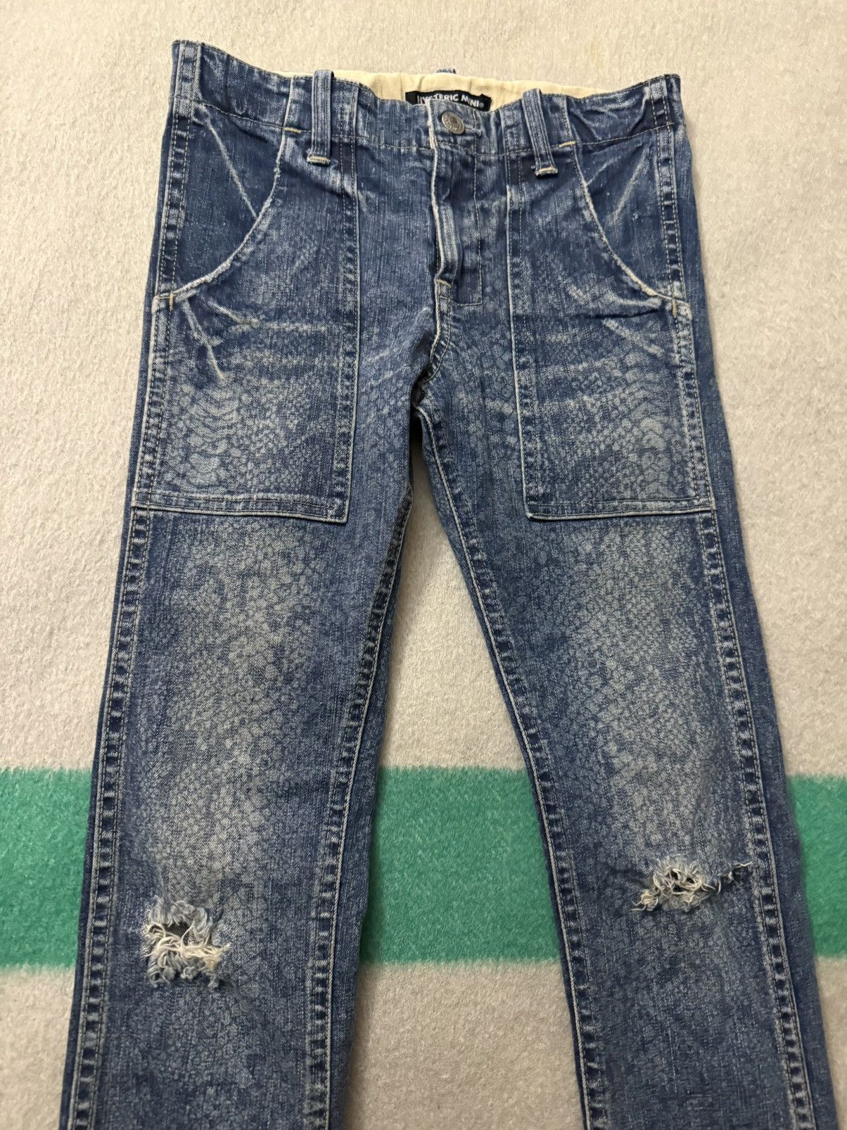 Hysteric Glamour Hysteric Glamour Mini Snakeskin Jeans 24 Waist 25 Inseam Size 24" / US 00 / IT 34 - 7 Thumbnail