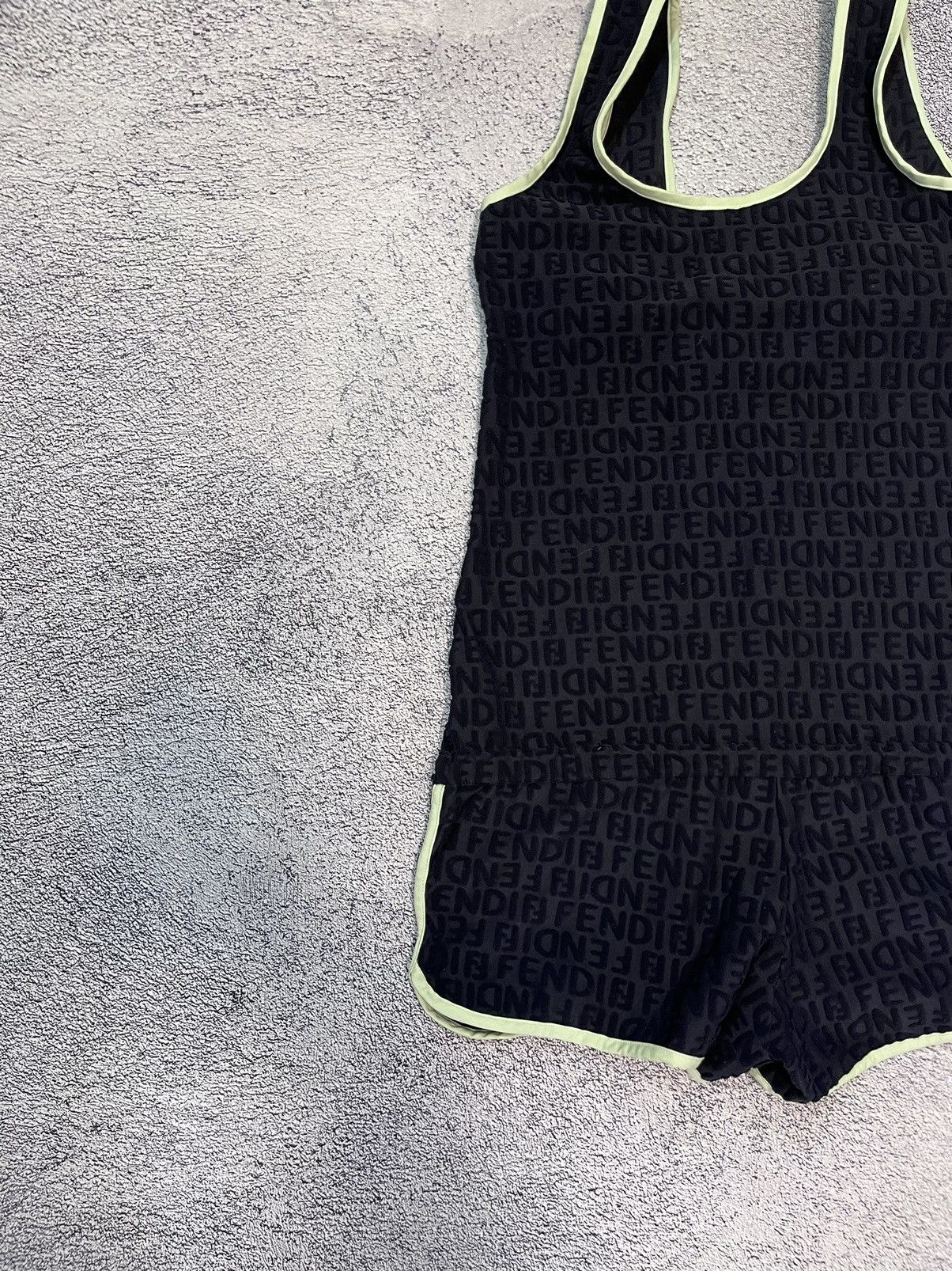 Fendi Fendi Women’s Monogram Romper Bodysuit Black Size 38 IT Size 26" / US 2 / IT 38 - 23 Thumbnail