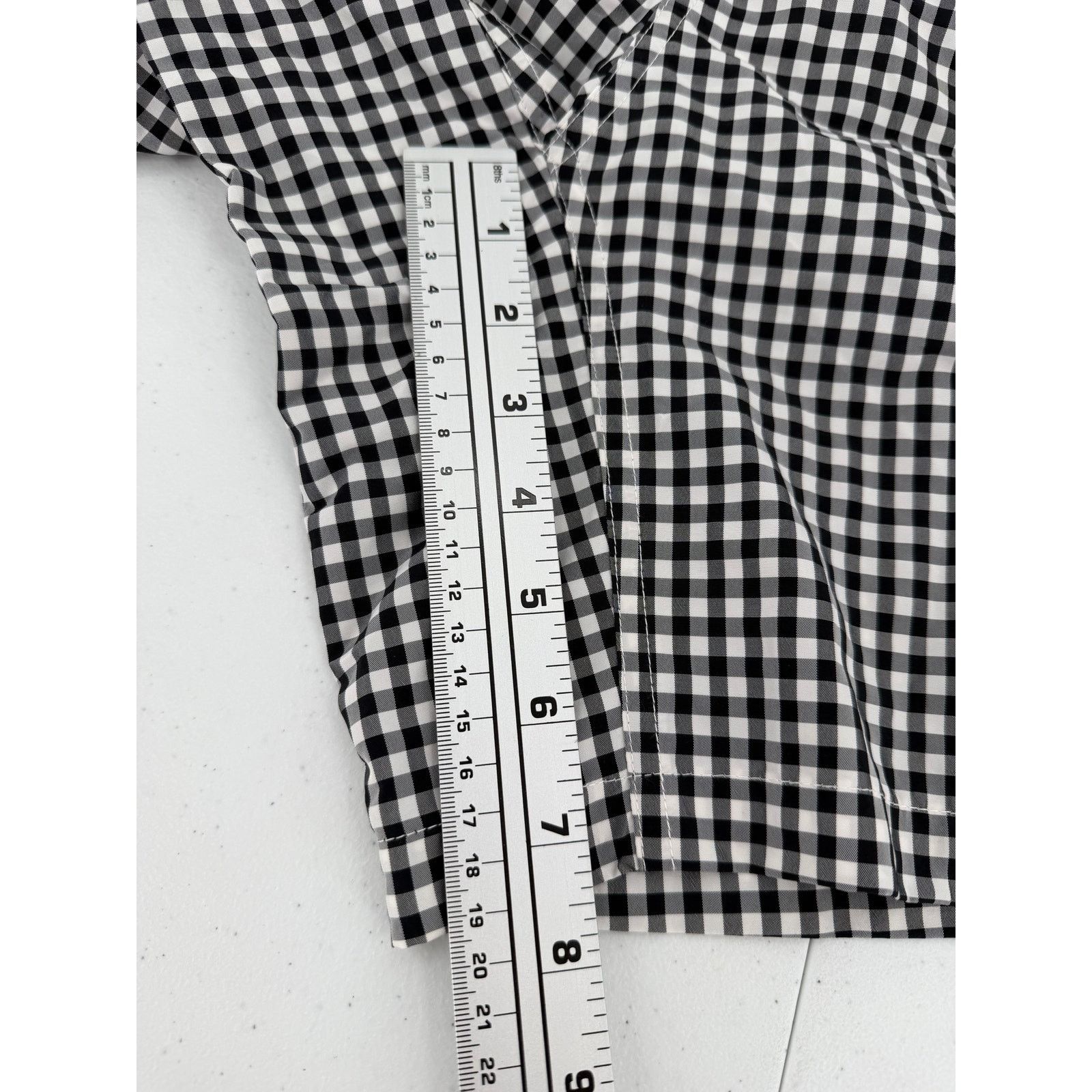 AMI NWT AMI Men's Gingham Small Heart Black/Noir Swim Shorts Size US 29 - 13 Thumbnail