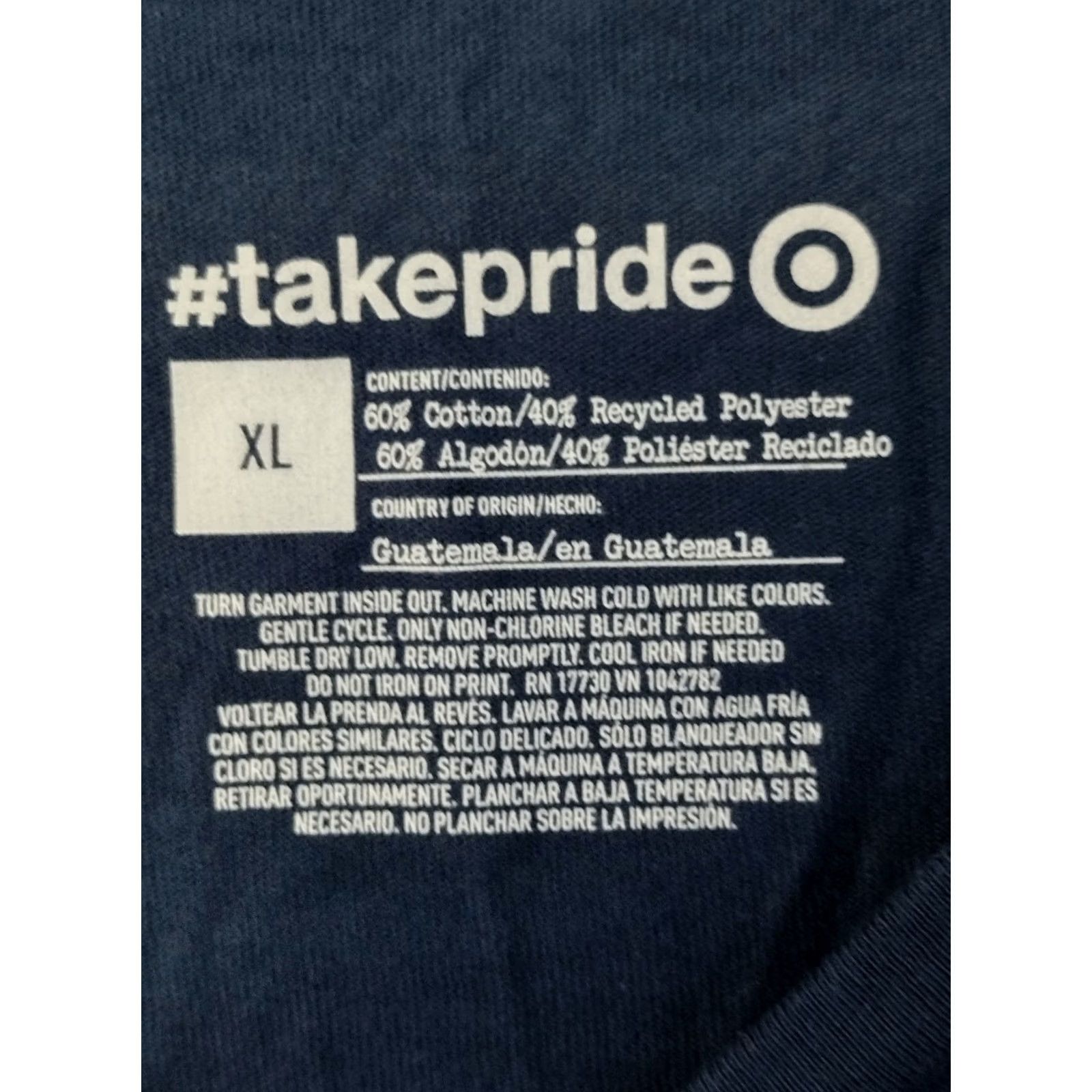 Vintage #takepride Adult IgualDaD Equality T-Shirt Blue XL Size US XL / EU 56 / 4 - 6 Thumbnail