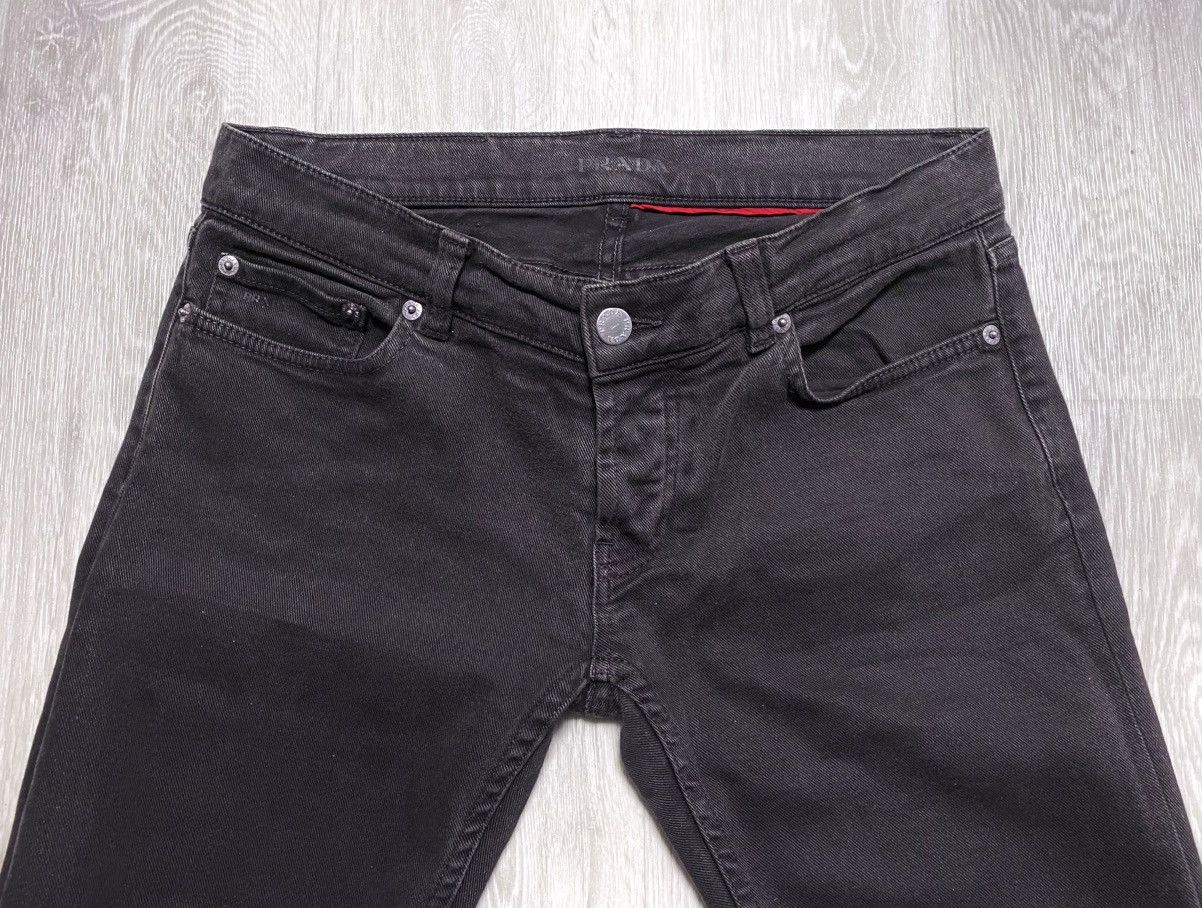 Prada Women’s Prada Linea Rossa Vintage Khaki Cotton Jeans Denim Size 28" / US 6 / IT 42 - 9 Thumbnail