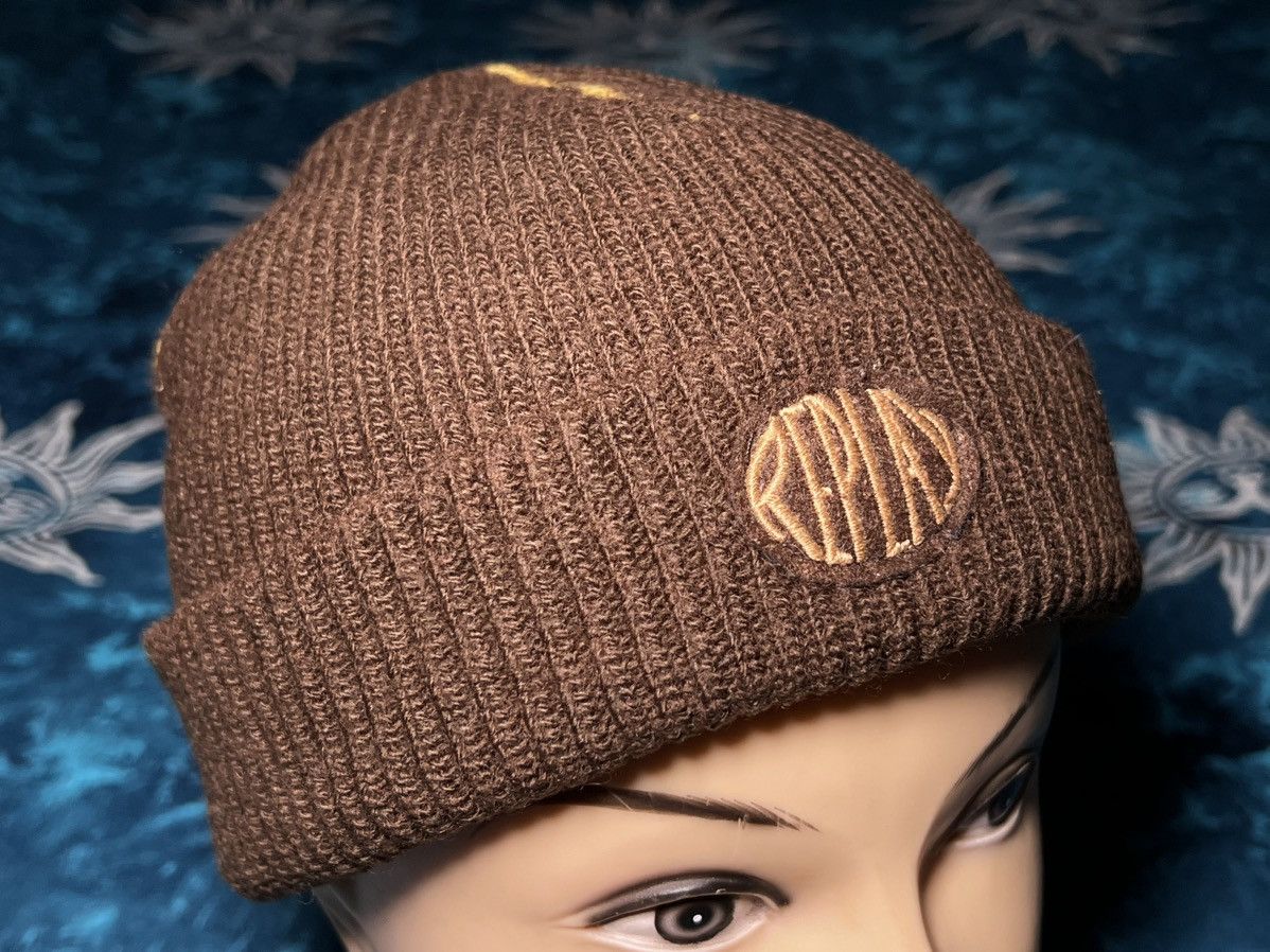 Replay Y2K Vintage 90’s Replay Beanie Hat Big Logo Size ONE SIZE - 9 Thumbnail