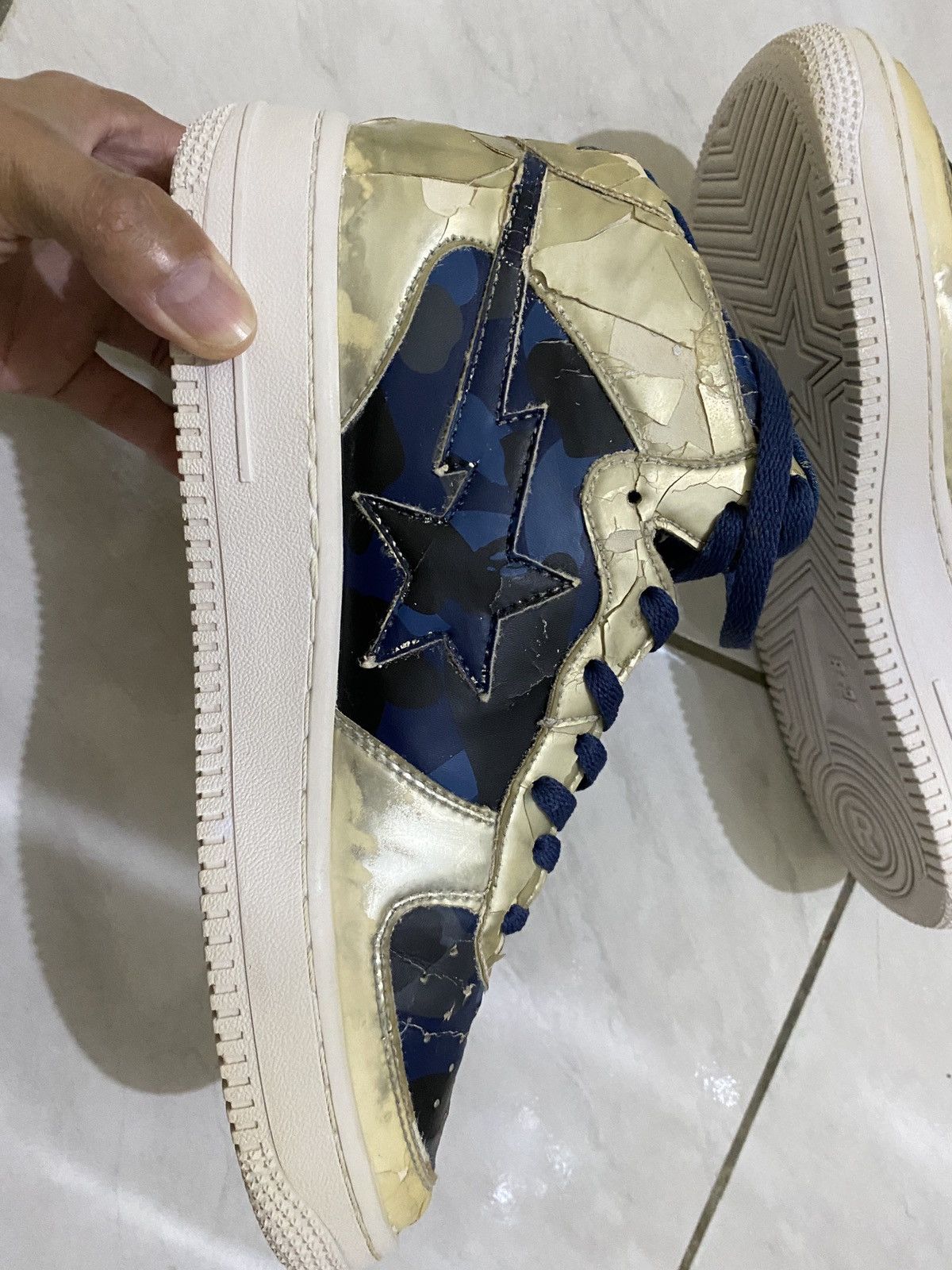 Bape Bapesta Hi Size US 8.5 / EU 41-42 - 7 Thumbnail