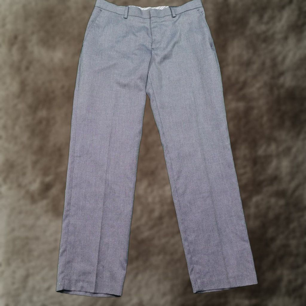 Banana Republic Banana Republic Pants 31x30 Gray Tailored Fit Dress Office Mens Size US 31 - 1 Thumbnail
