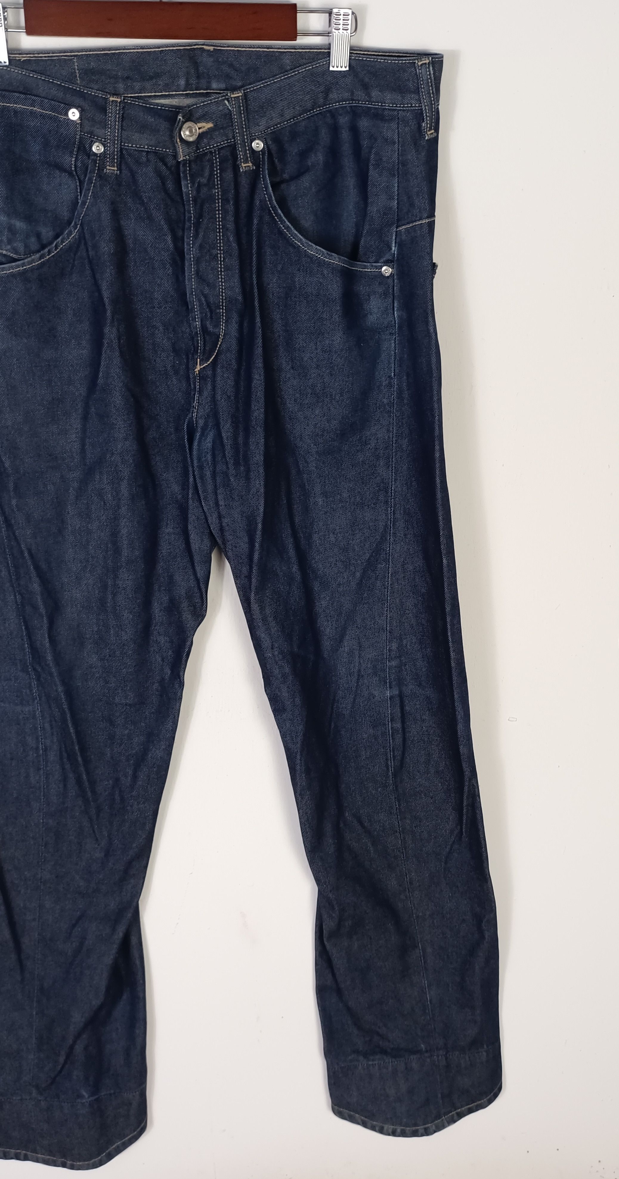 Indigo × Levi's × Levi's Vintage Clothing Vintage💥 Levi's Engineered Single (R) Denim Jeans Size US 34 / EU 50 - 6 Thumbnail