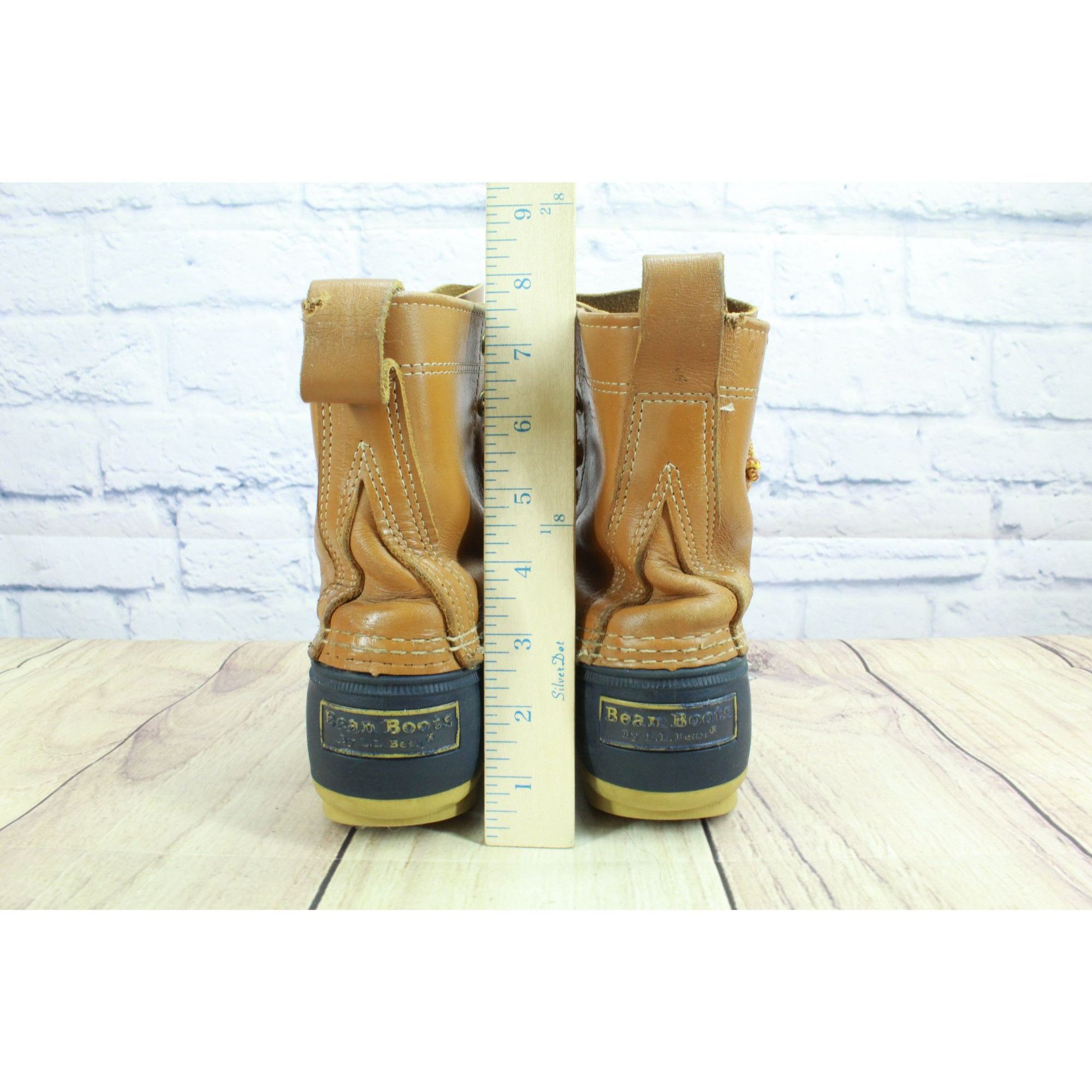 L.L. Bean × Leather LL Bean Women's Leather Unlined Ankle Duck Boots Size 7 M Size US 7 / IT 37 - 6 Thumbnail