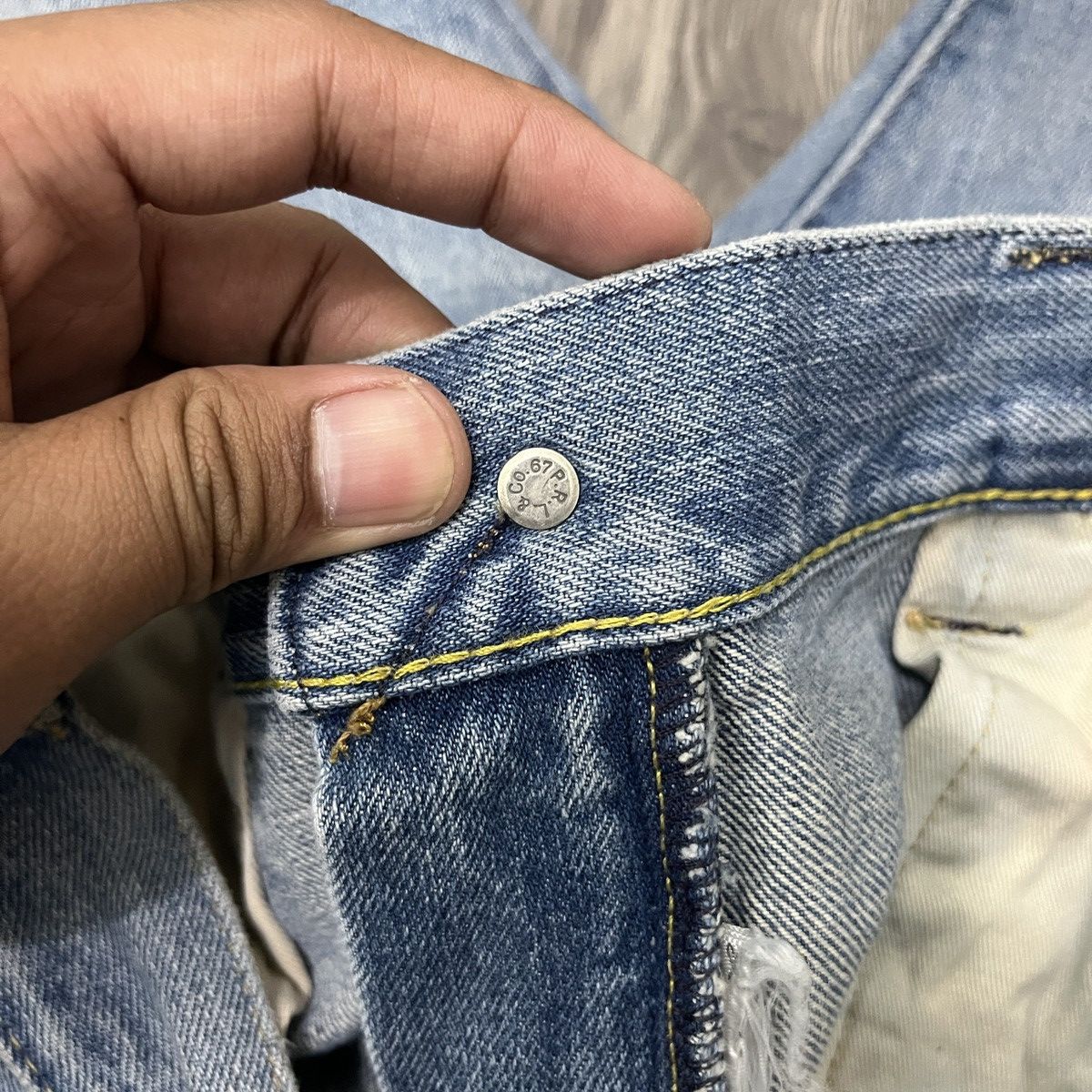 Polo Ralph Lauren Polo Ralph Lauren Distressed Denim Blue Sky ifsix Lgb Style Size US 36 / EU 52 - 18 Thumbnail