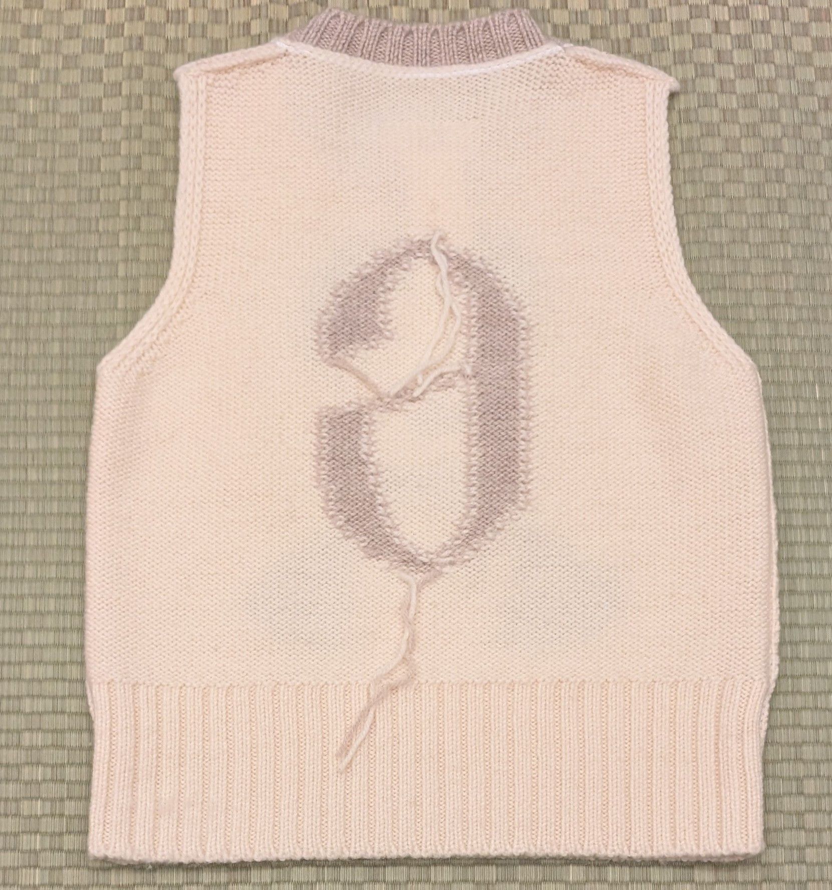 Maison Margiela MM6 Maison Margiela Unfinished Sleeveless Wool Sweater Size M / US 6-8 / IT 42-44 - 2 Thumbnail
