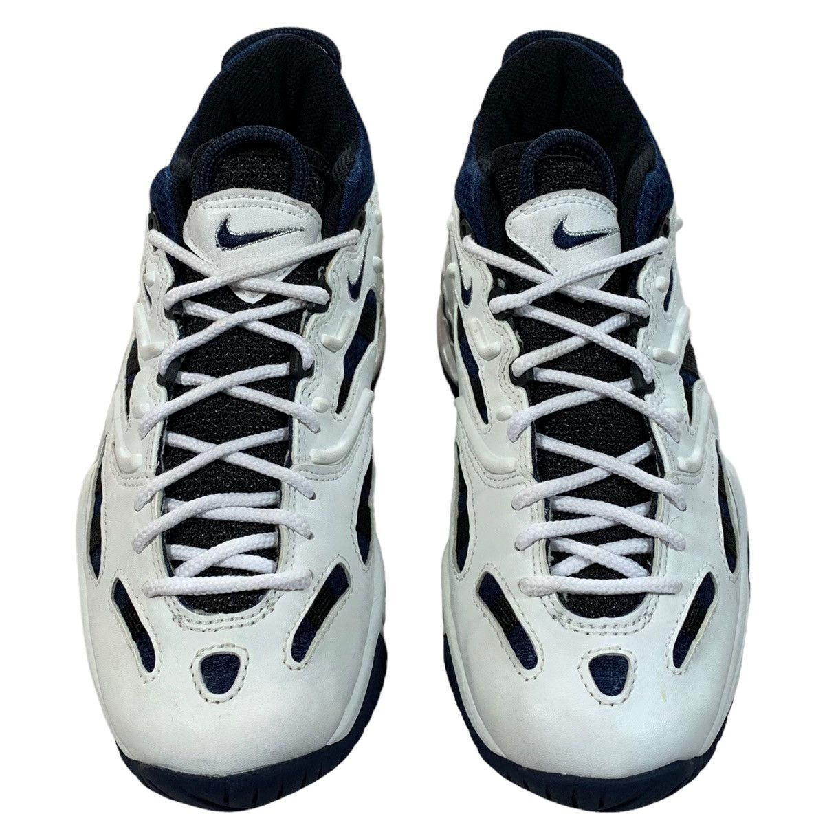 Nike Vintage Nike Air Dagger White Navy 1997 Sneaker Not Wearable Size US 7.5 / EU 40-41 - 6 Thumbnail