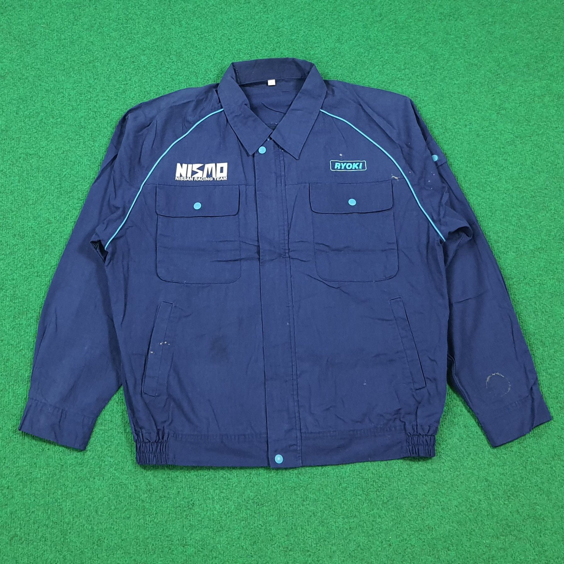 Japanese Brand Vintage NISMO Nissan Racing Team Custom Logo Jacket C287N10 Size US L / EU 52-54 / 3 - 3 Thumbnail