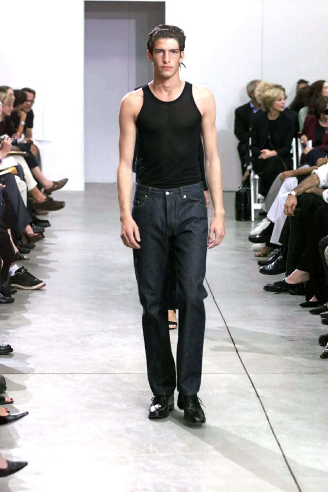 Helmut Lang Vintage Helmut Lang 1999s Classic Cut Raw Denim Size US 29 - 9 Thumbnail