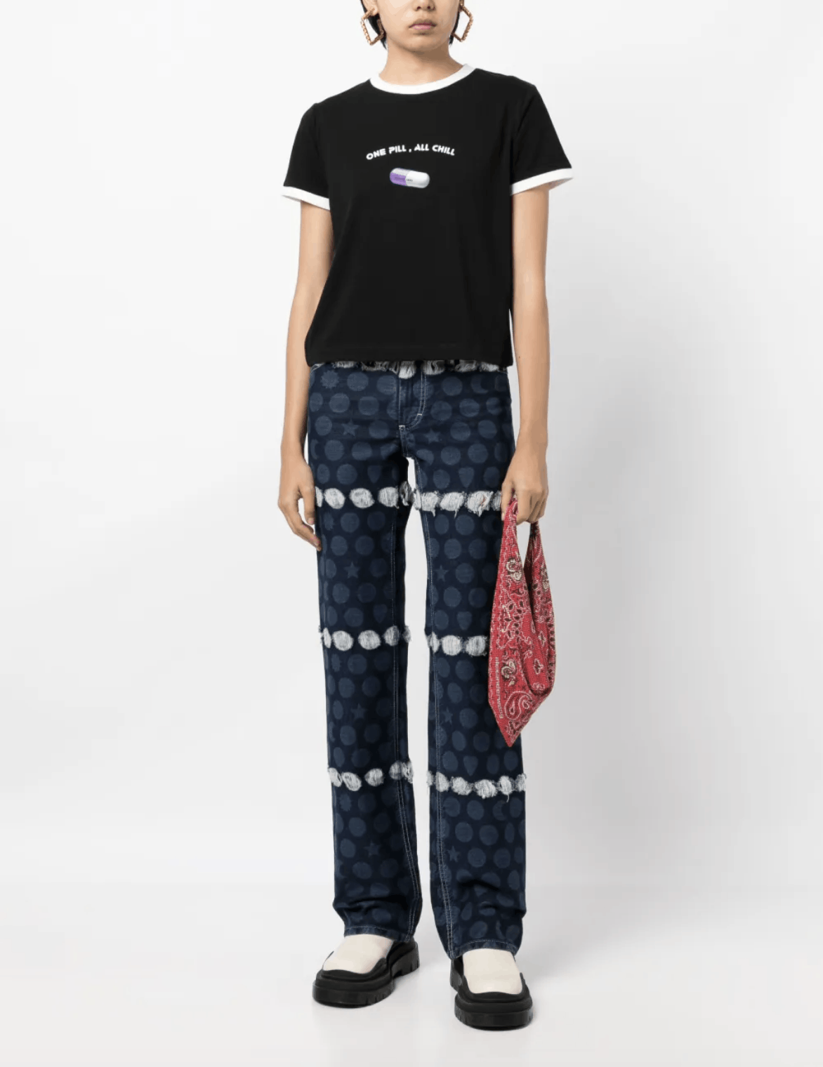 GROUNDZERO Ground Zero graphic-print cotton T-shirt Size M / US 6-8 / IT 42-44 - 2 Thumbnail