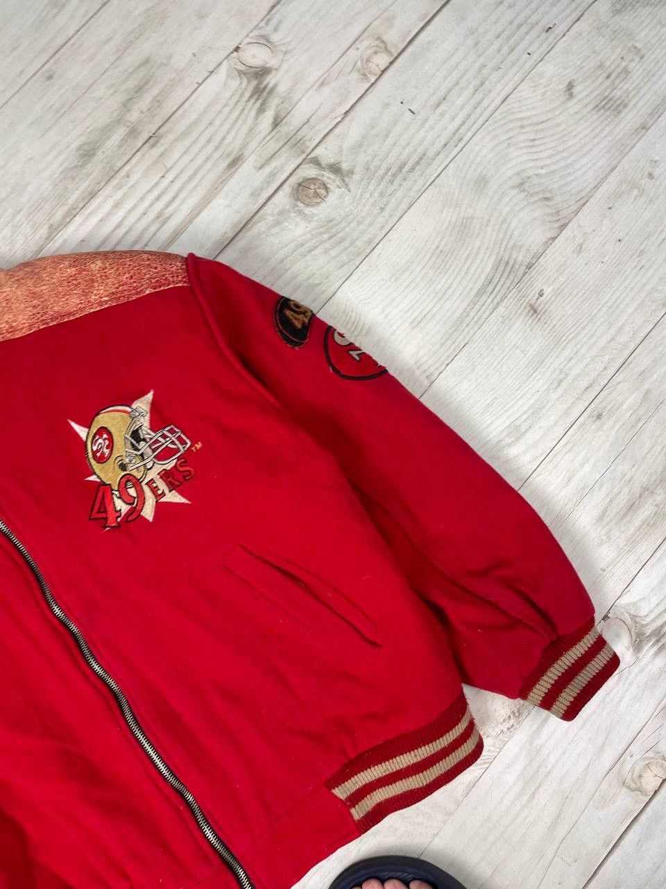 NFL Vintage Campri 49ers San Francisco Bomber Super Bowl 1990 Size US L / EU 52-54 / 3 - 12 Thumbnail